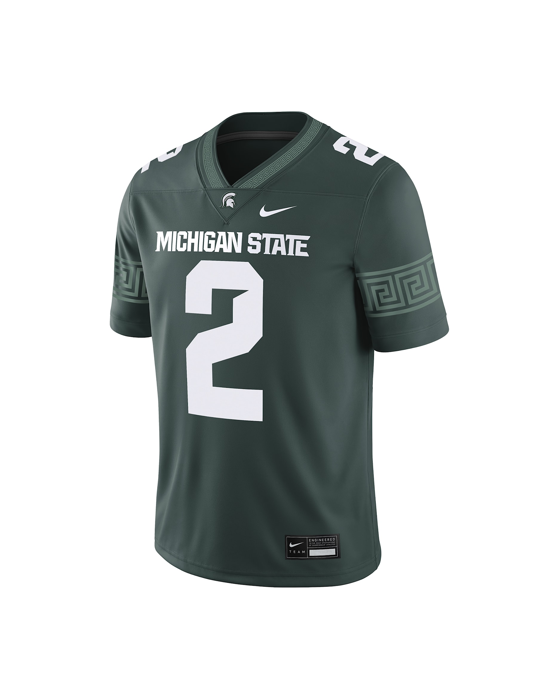 Aidan Chiles Michigan State Men’s Nike Dri-FIT College NIL Game Jersey - Green