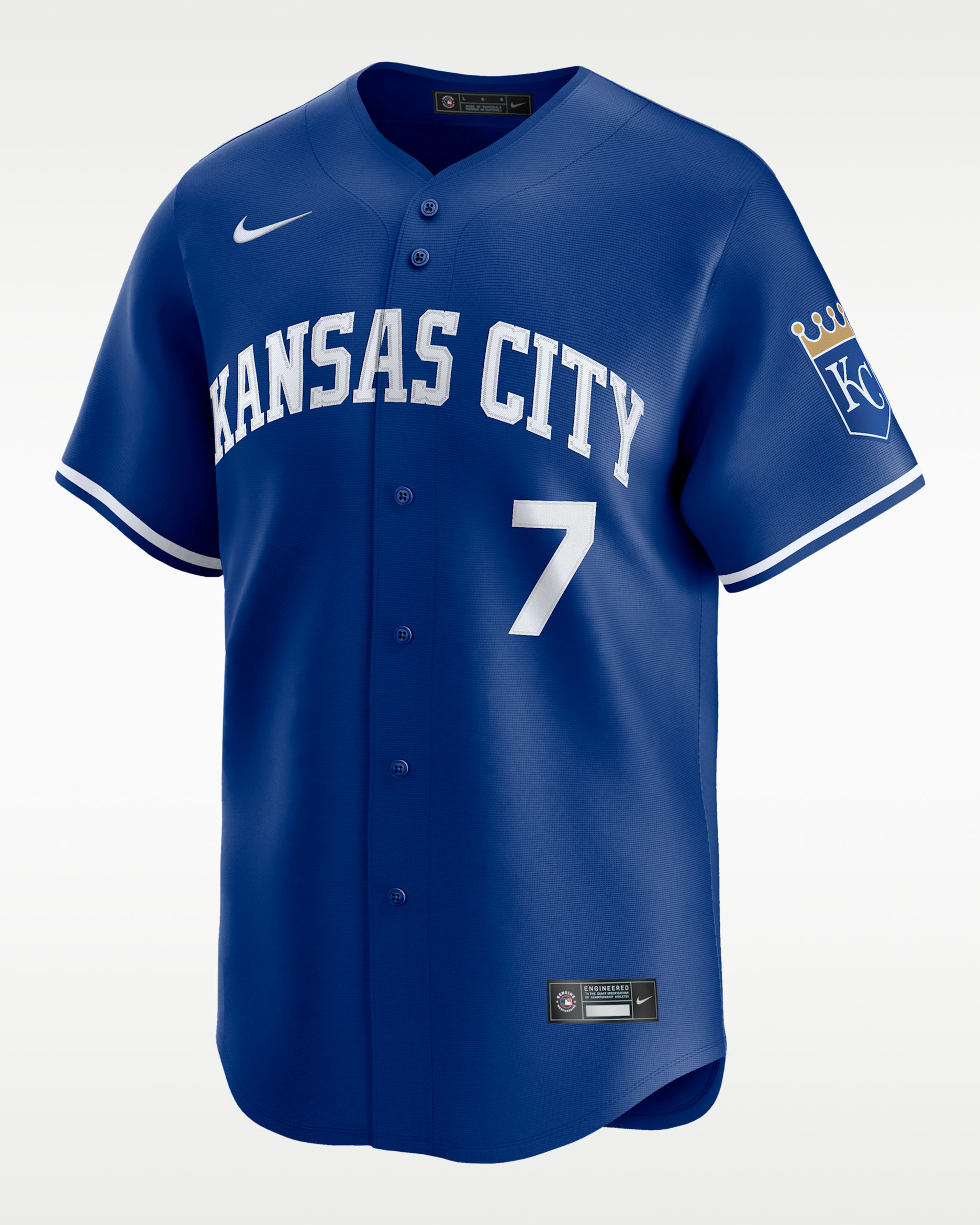 Bobby Witt Jr. Kansas City Royals Men's Nike Dri-FIT ADV MLB Limited Jersey - Royal
