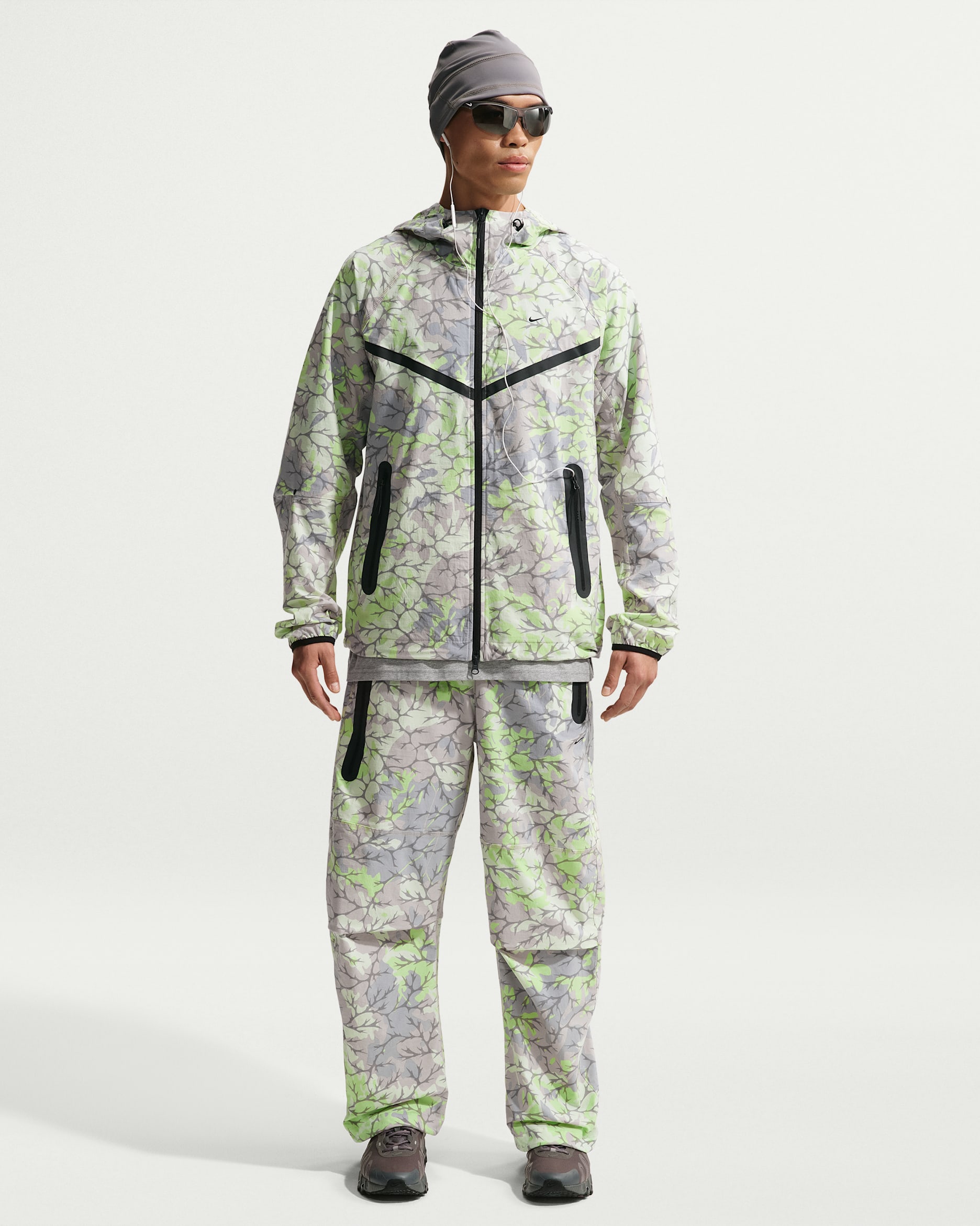 ナイキ テック メンズ Dri-FIT ウーブン パンツ - クリーム2/ブラック