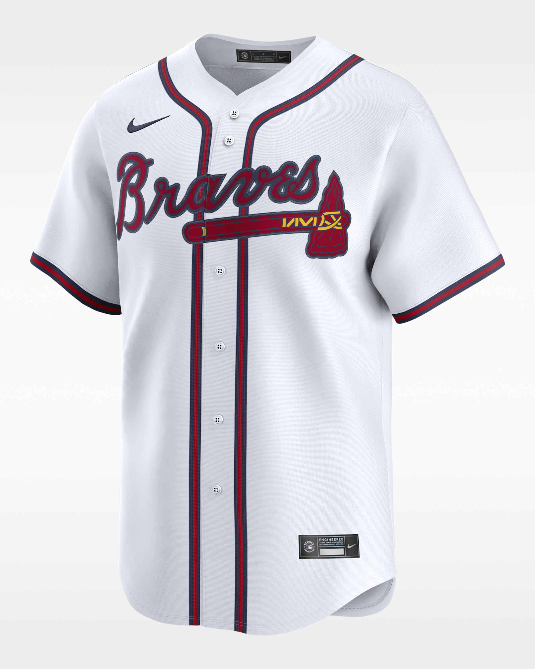Deion Sanders Atlanta Braves Men's Nike Dri-FIT MLB Limited Jersey - White