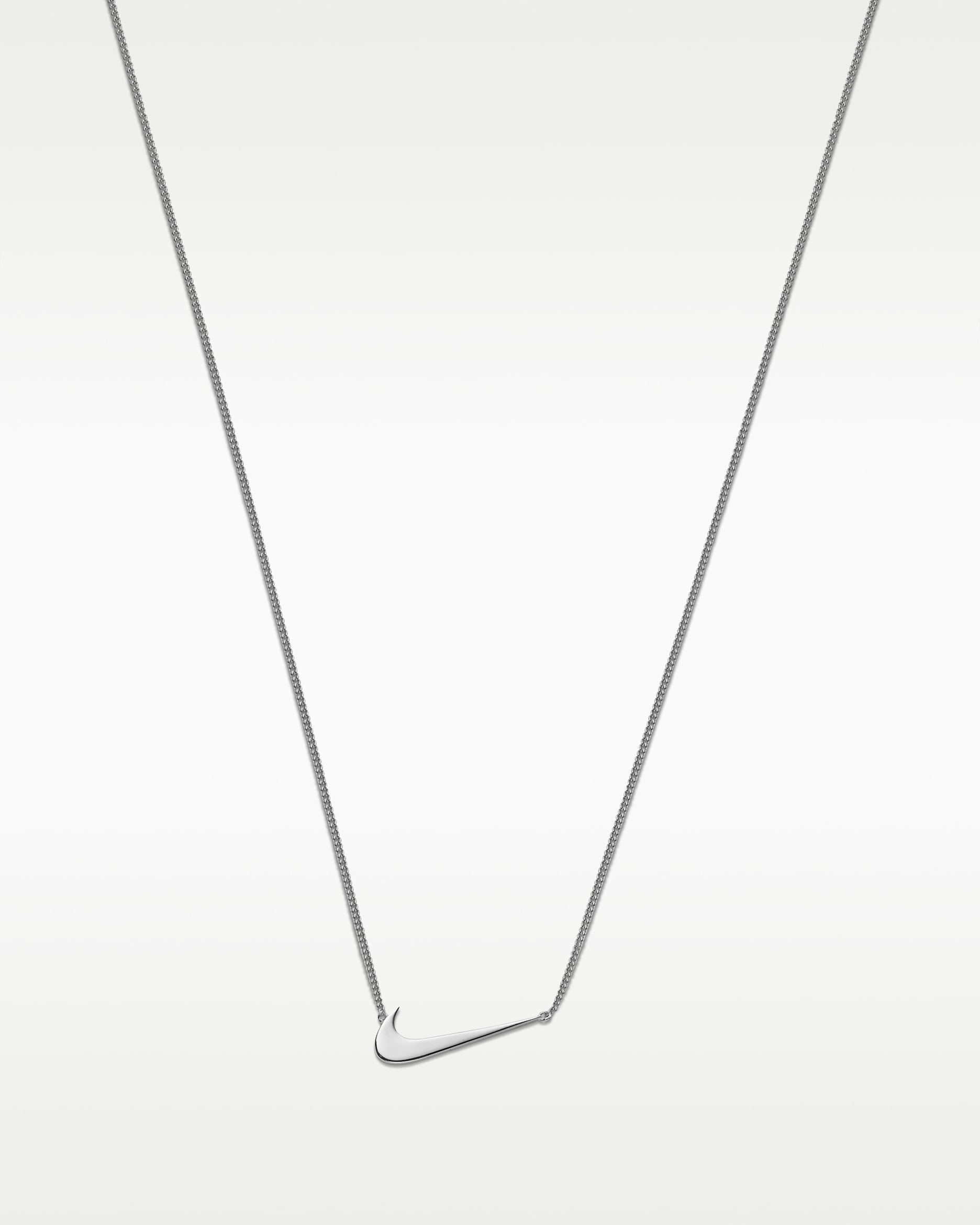 Nike Mini Swoosh Necklace - Silver