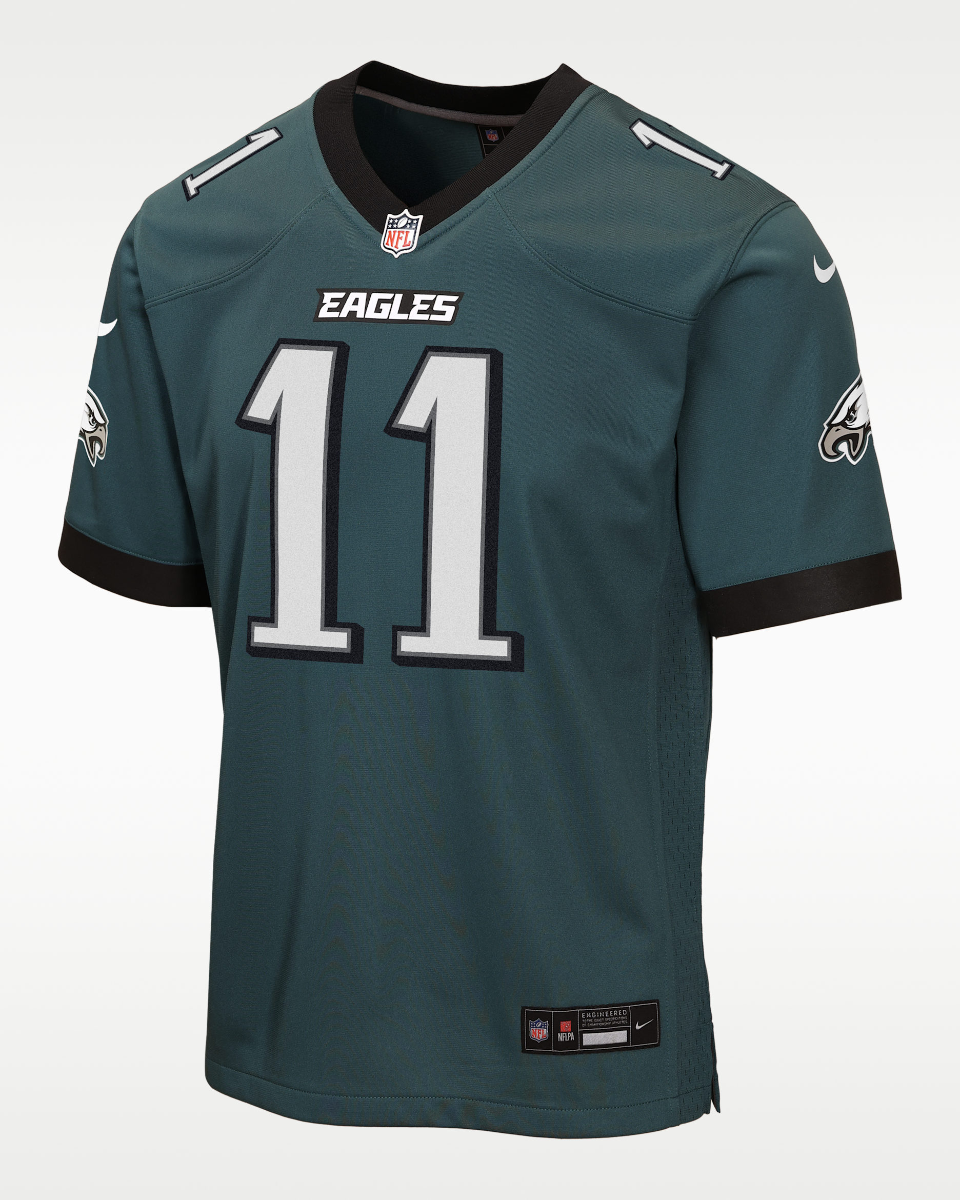 A.J. Brown Philadelphia Eagles Big Kids' Game Jersey - Green