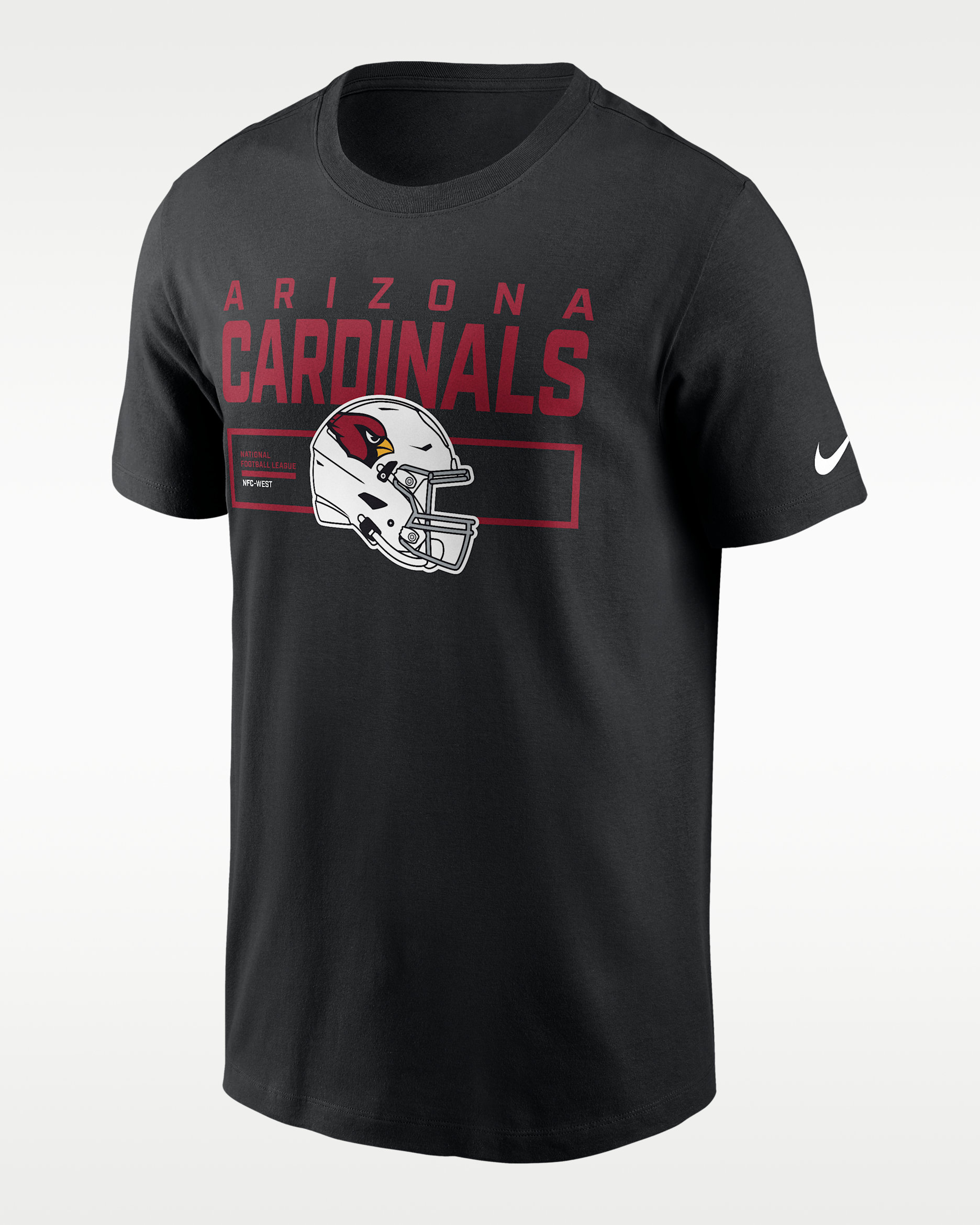 Arizona Cardinals Helmet Essential Men's Nike NFL T-Shirt - Black
