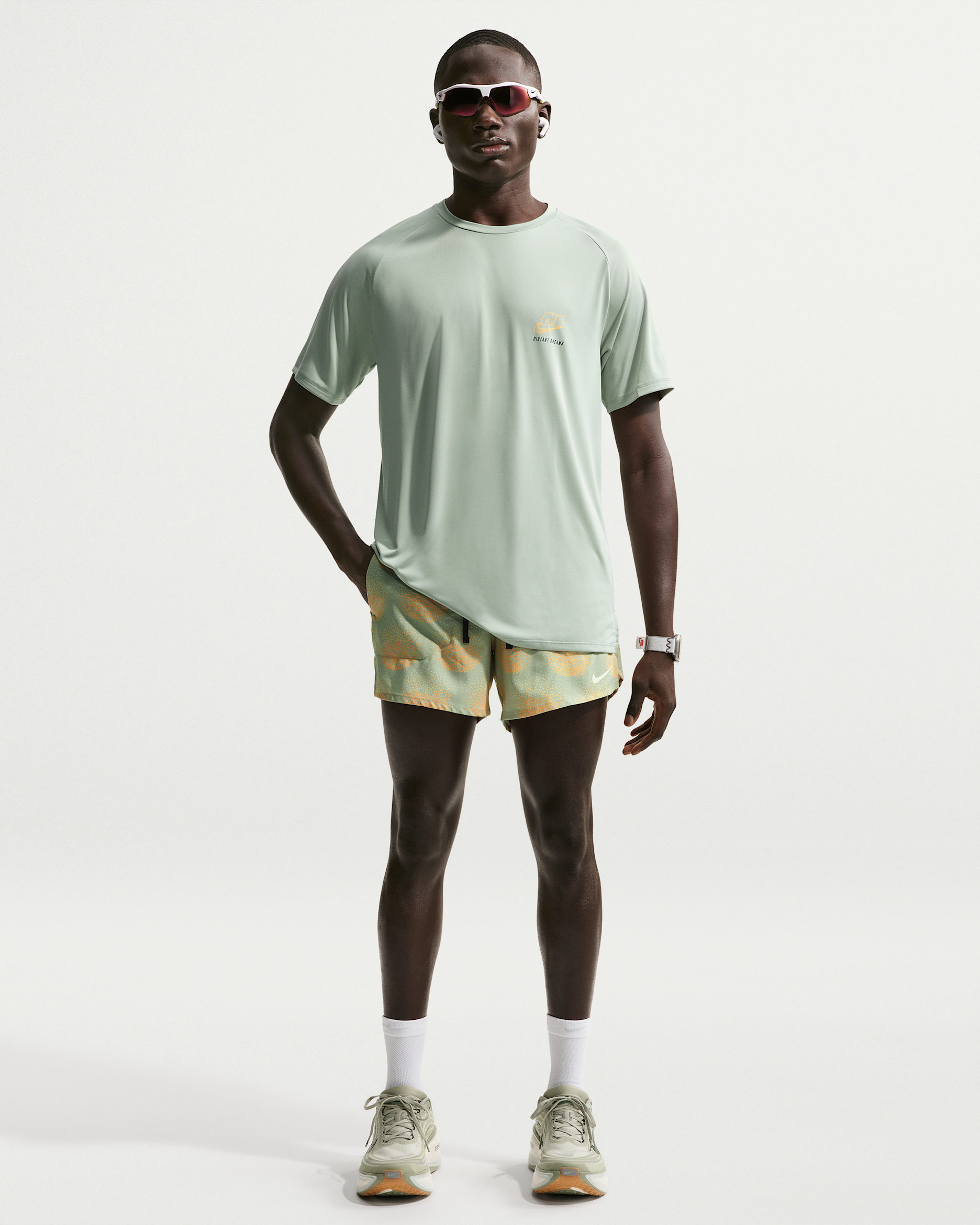 Nike Stride Men's Dri-FIT 5" Brief-Lined Running Shorts - Jade Horizon