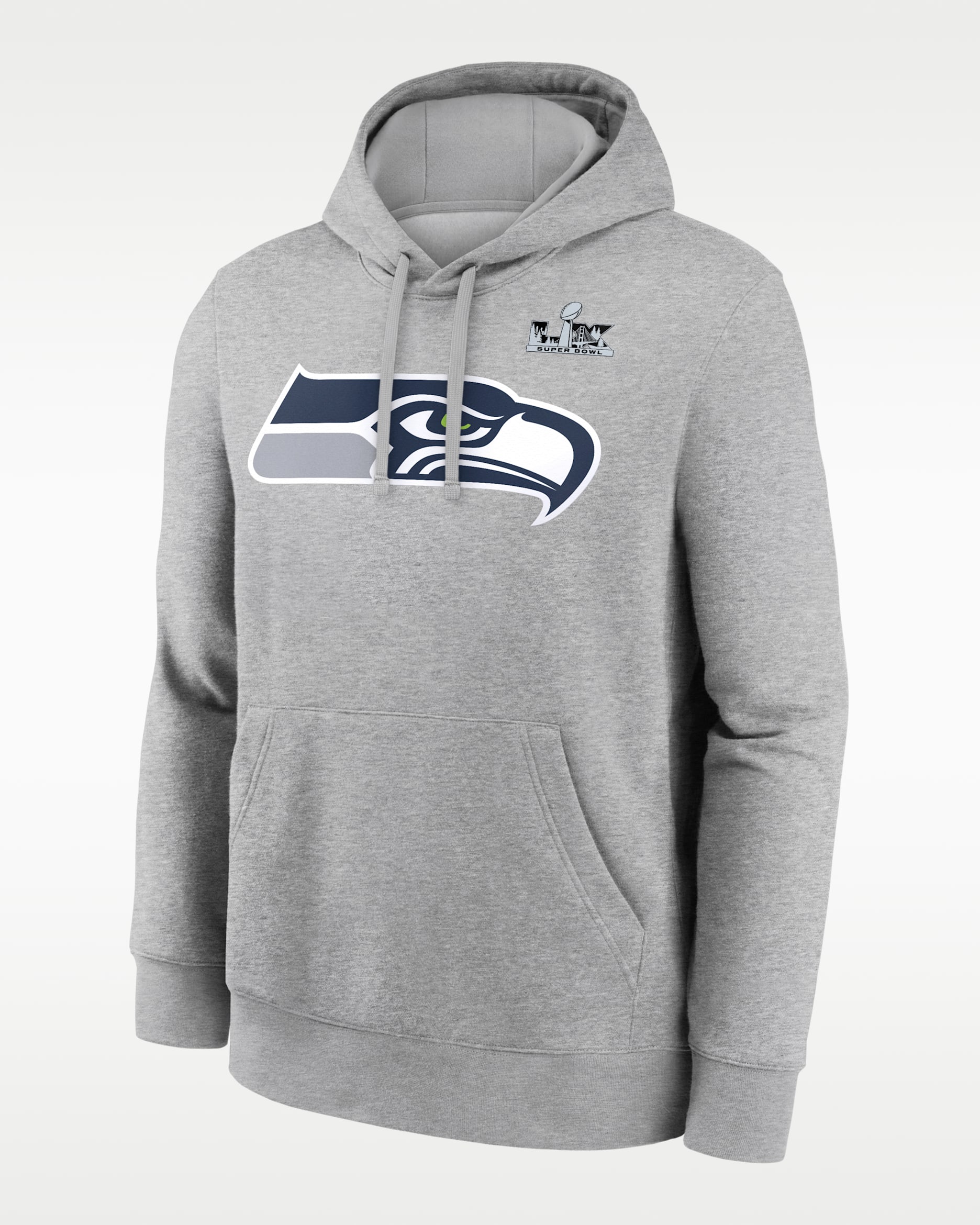 Jaxon Smith-Njigba Seattle Seahawks Super Bowl LX Men's Nike NFL Pullover Hoodie - Heather