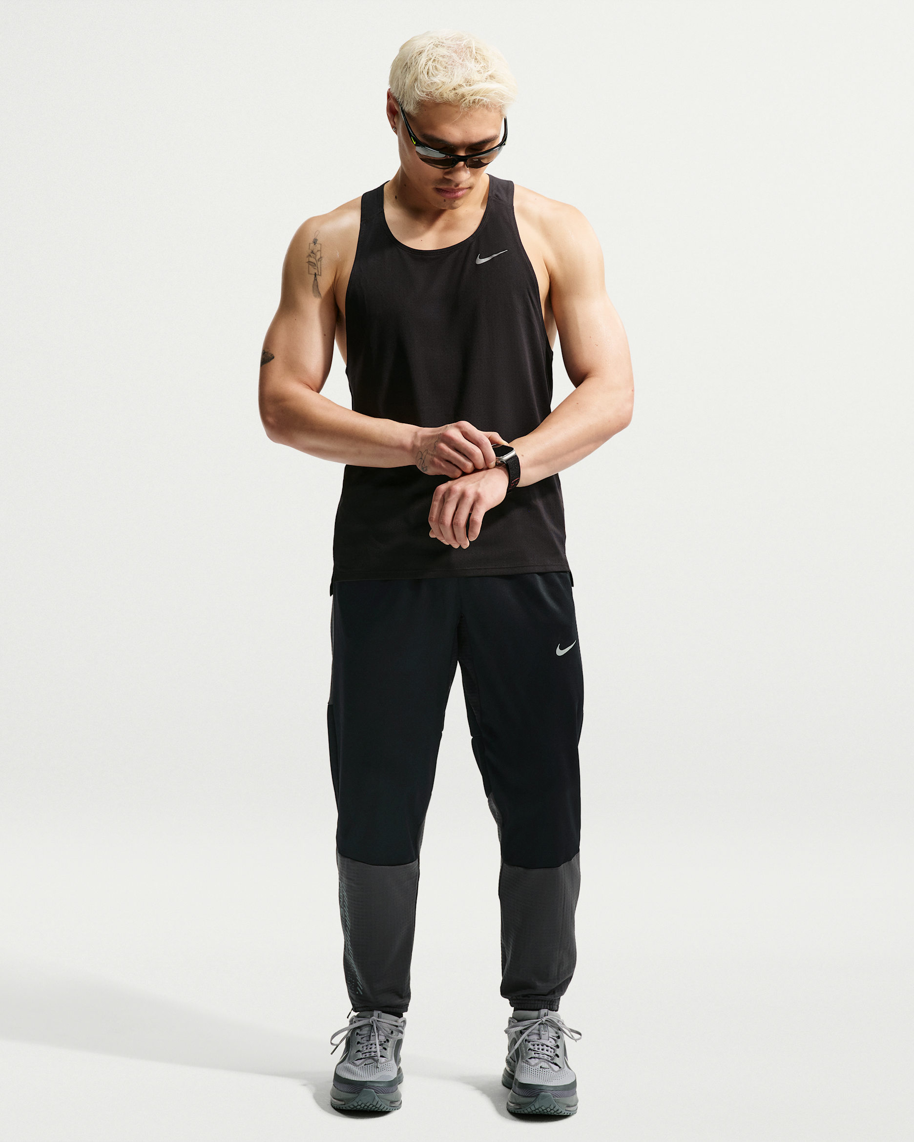 Nike Challenger Men's Therma-FIT Winterized Running Trousers - Black/Anthracite/Black
