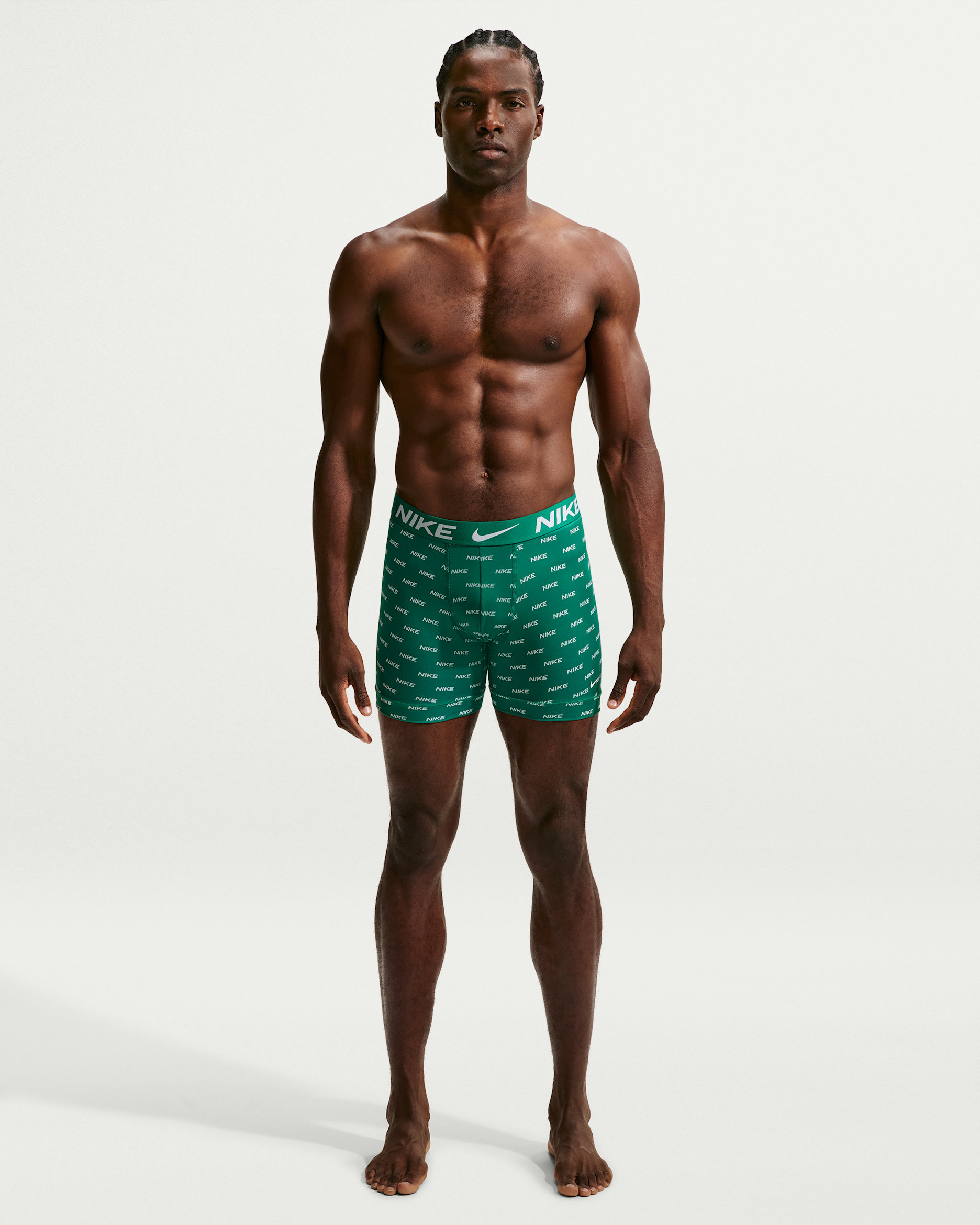 Nike Essential Micro Men's Dri-FIT Boxer Briefs (3-Pack) - White