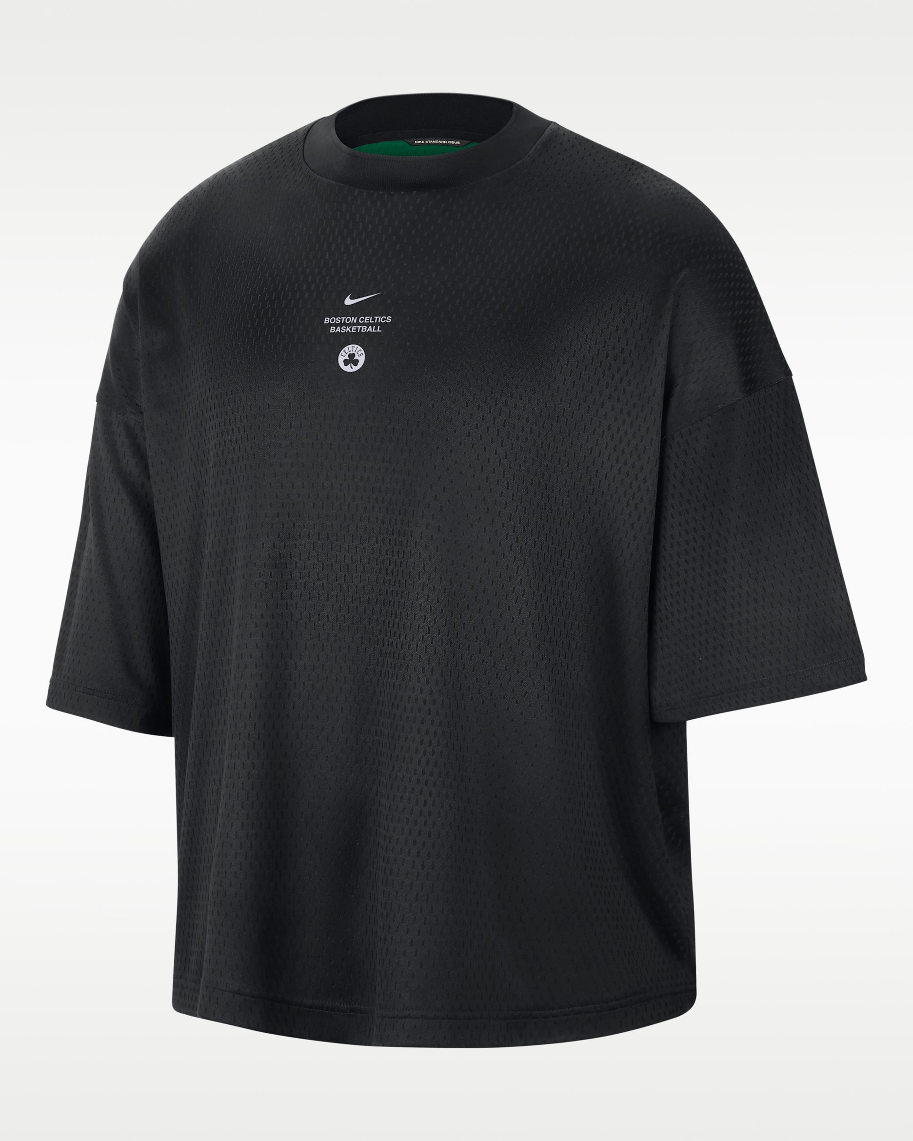 Boston Celtics Standard Issue kortermet basketoverdel til herre - Svart
