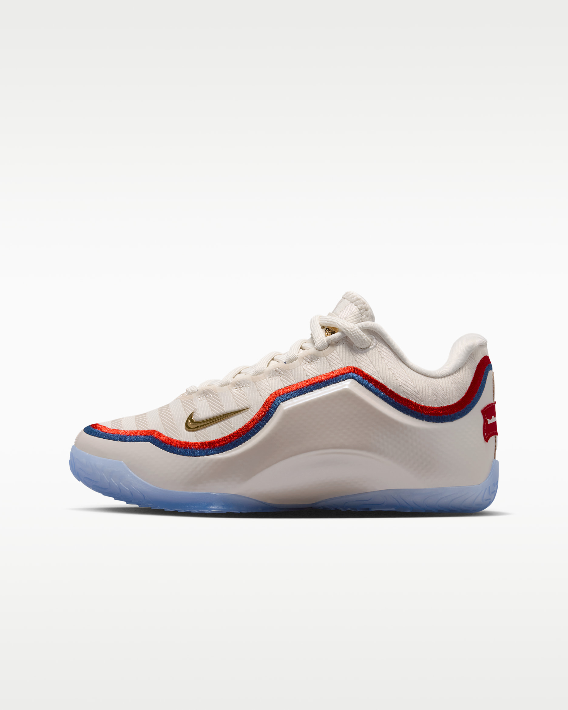 Chaussure de basket LeBron XXIII « Old Glory » pour ado - Pale Ivory/University Red/Midnight Navy/Metallic Gold