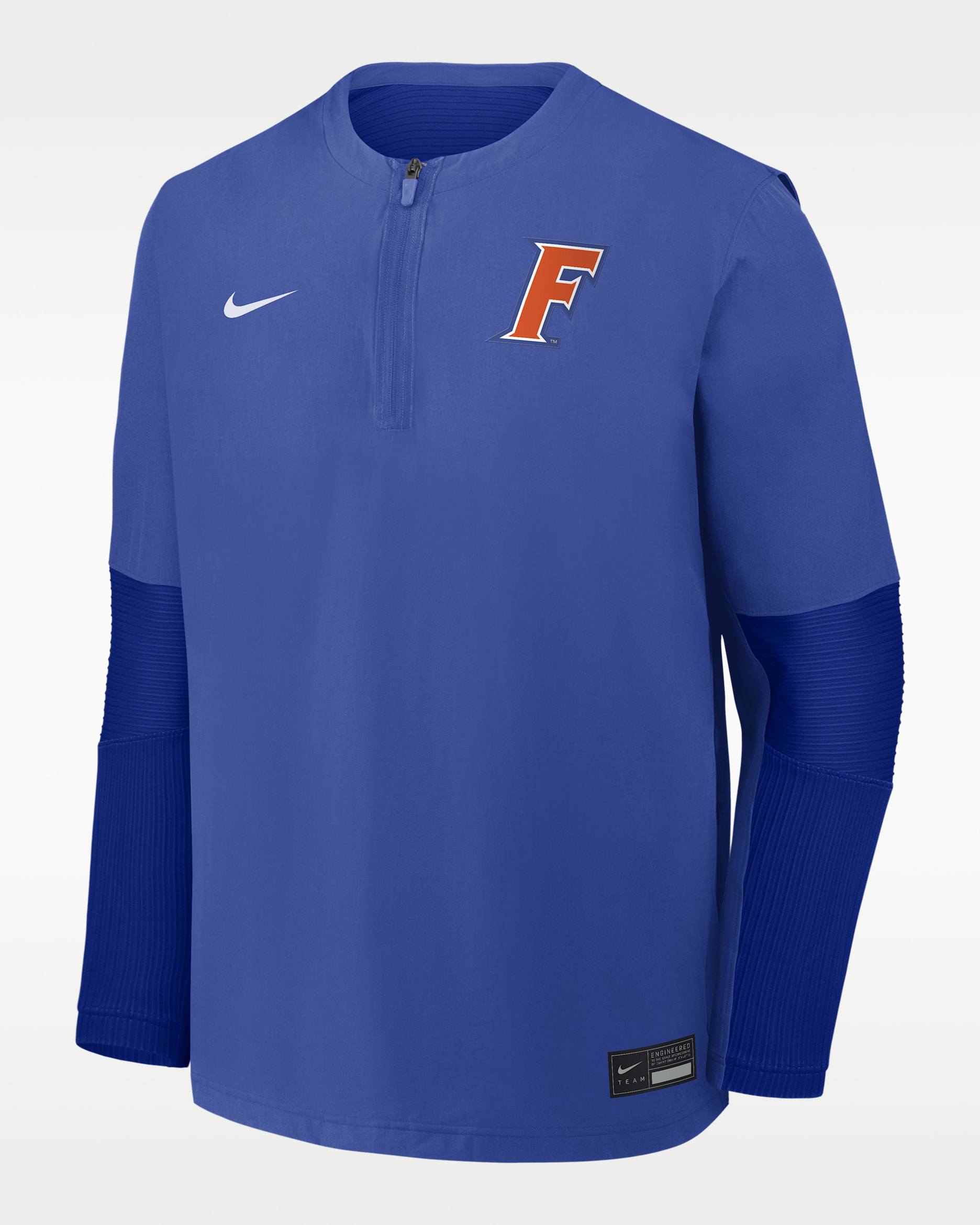 Florida Dugout Men's Nike Dri-FIT College 1/4-Zip Long-Sleeve Windshirt - Royal
