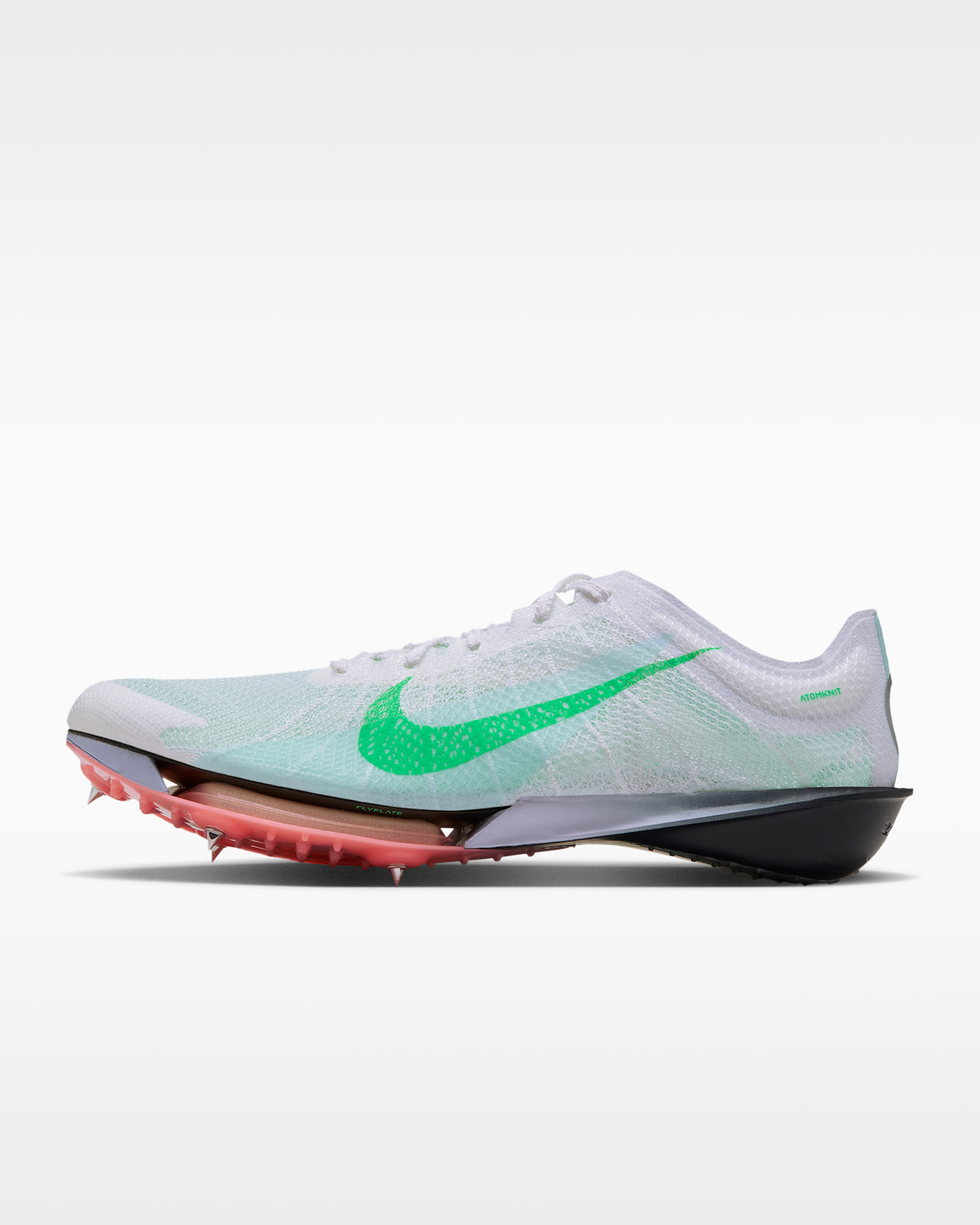 Nike Victory 2 Track & Field Distance Spikes - Summit White/Obsidian/Palest Purple/Electro Green
