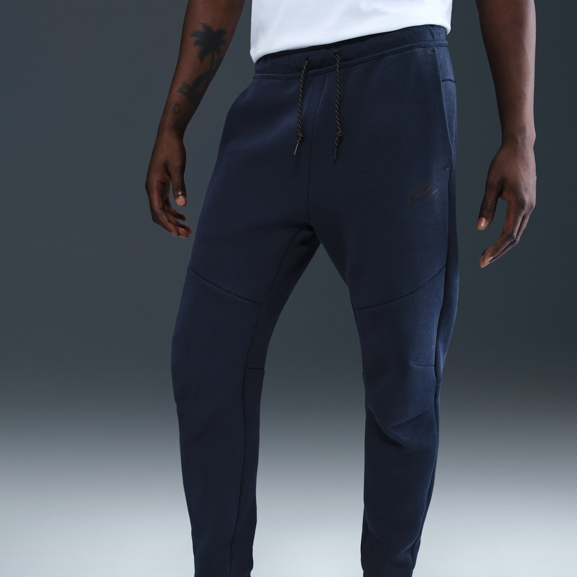 Nike Tech Men's Fleece Joggers - Obsidian/Black