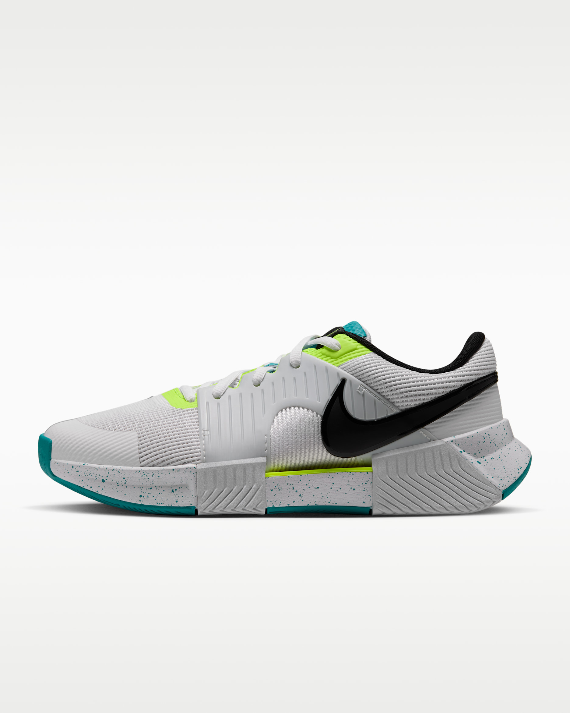 Nike GP Challenge 1.5 Women's Hard Court Tennis Shoes - White/Volt/Energy/Black