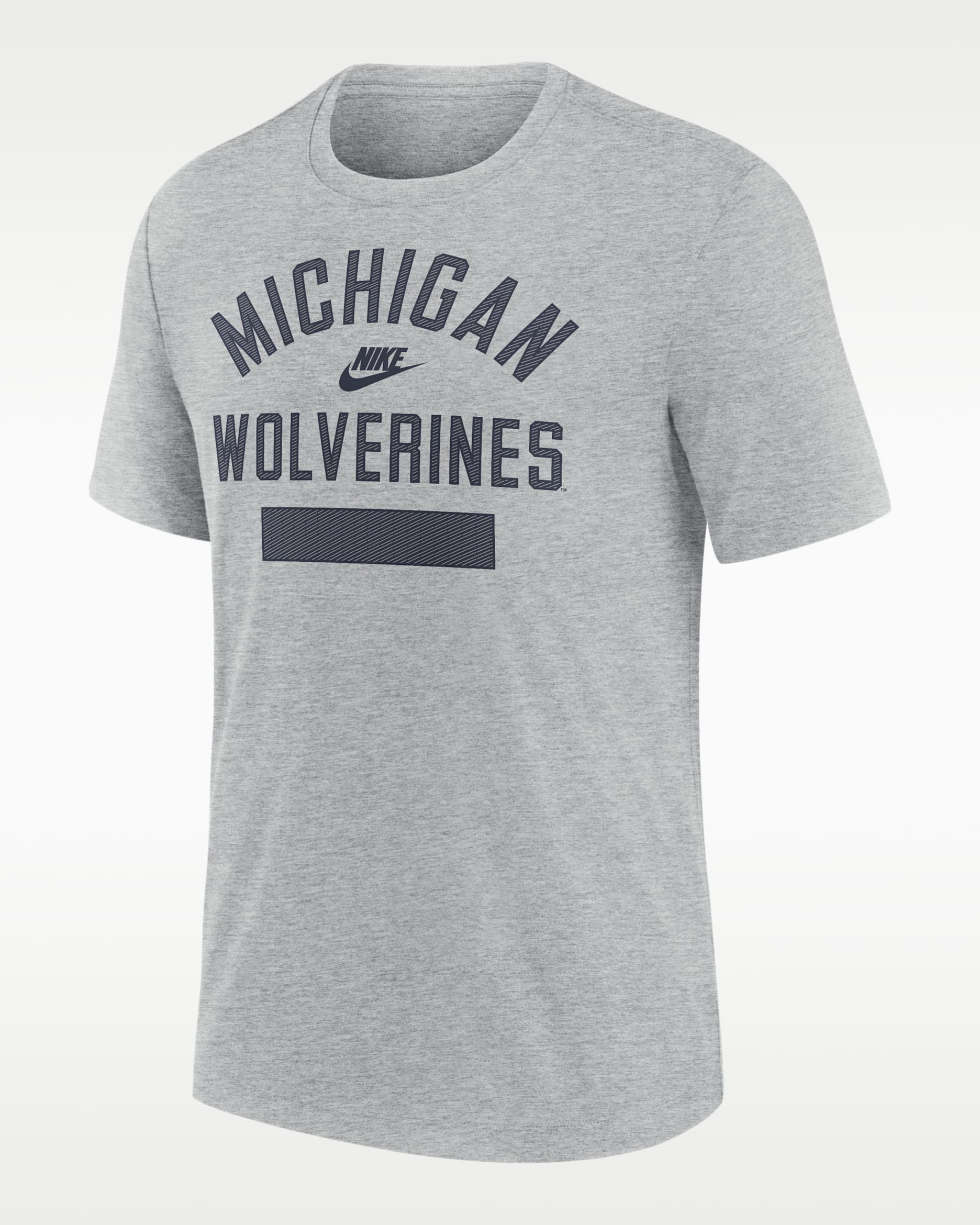 Michigan Legacy Men's Nike College T-Shirt - Grey Heather