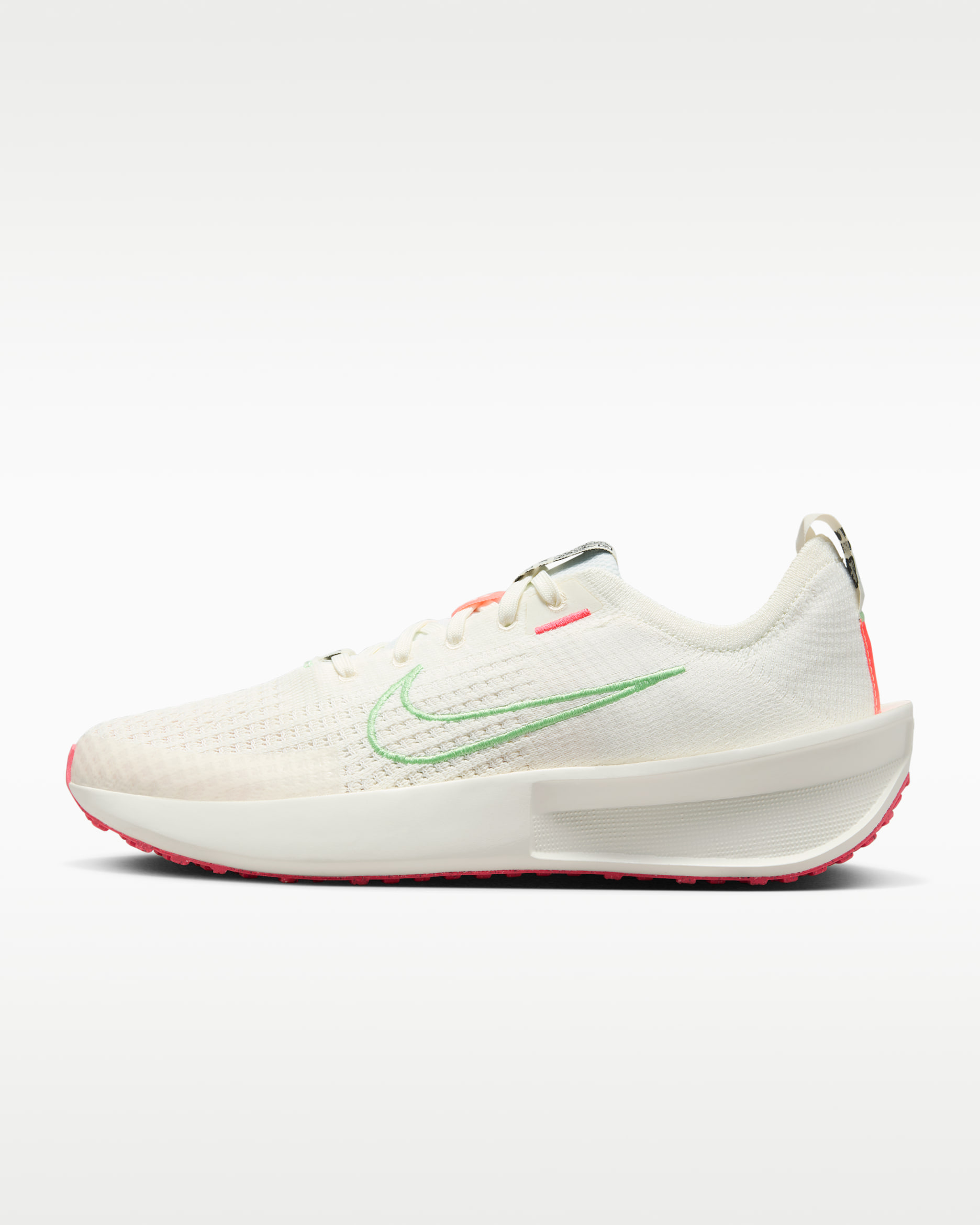 Nike Interact Run Women's Road Running Shoes - Sail/Hot Punch/Phantom/Vapour Green