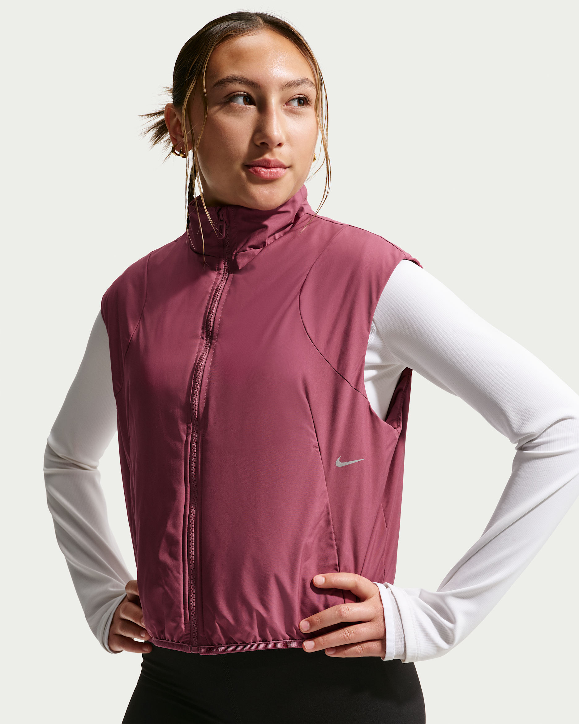 Chaleco STORM-FIT para niña Nike Mavn - Rosa humo