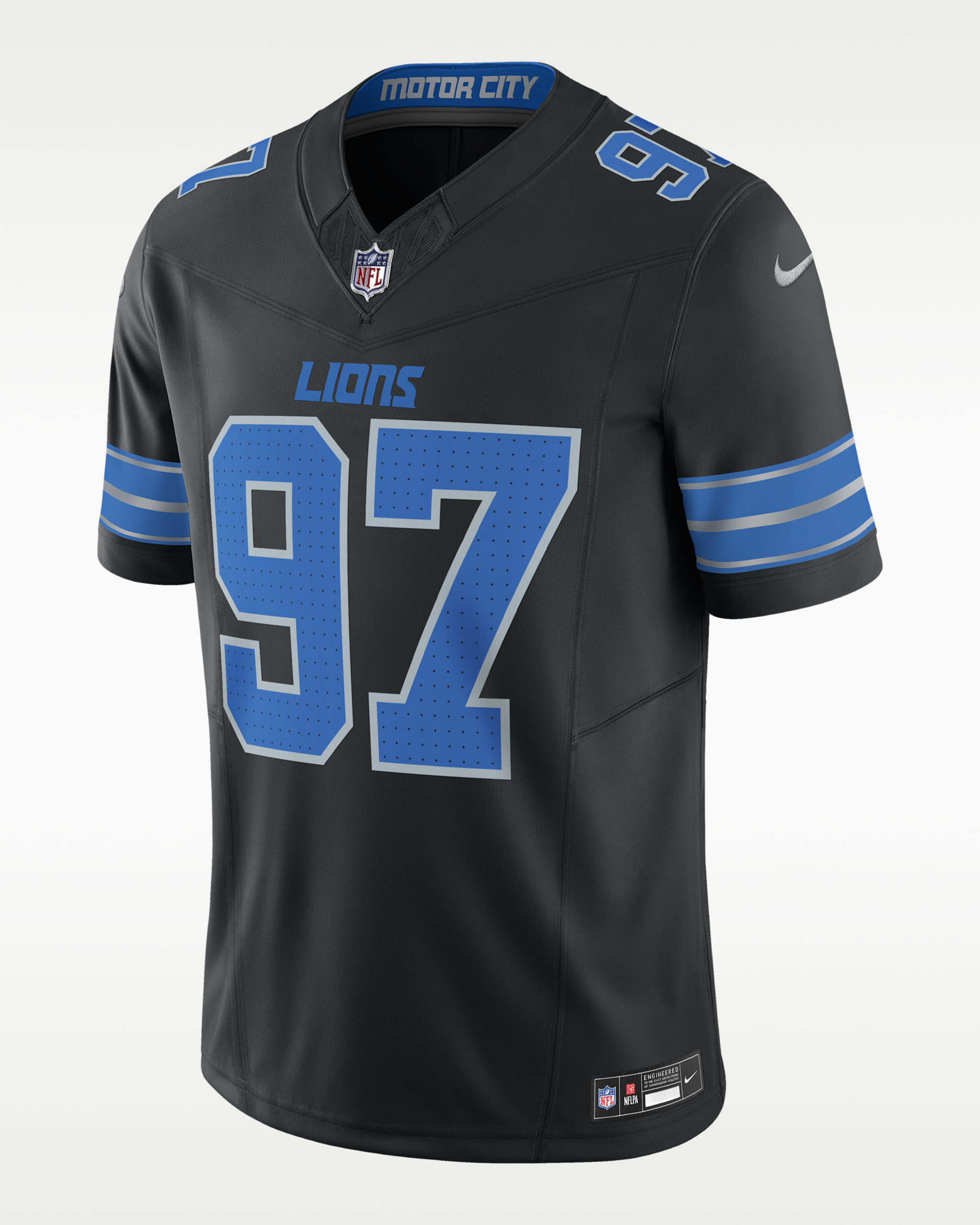 Aidan Hutchinson Detroit Lions Men's Nike Dri-FIT NFL Limited Football Jersey - Black