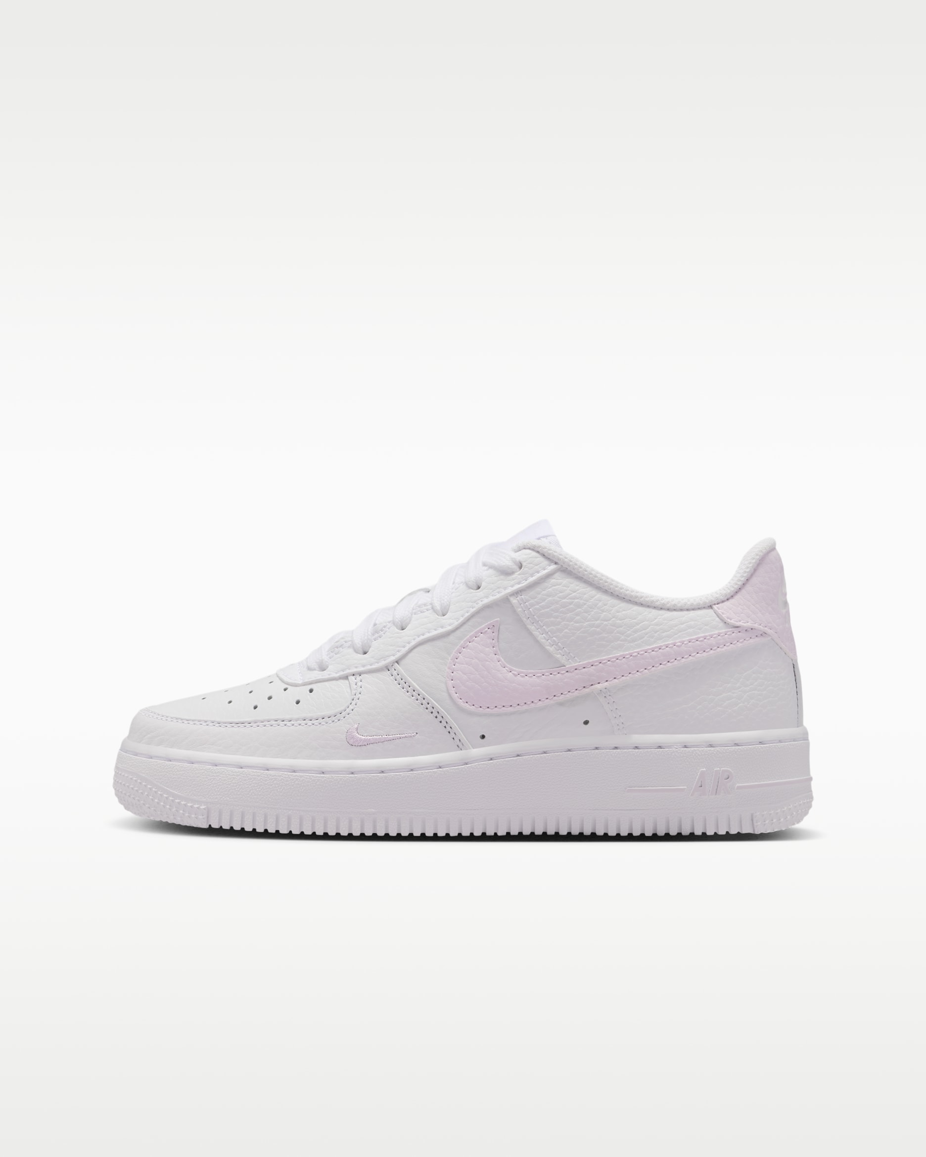 Nike Air Force 1 LV8 Older Kids' Shoes - White/Light Violet