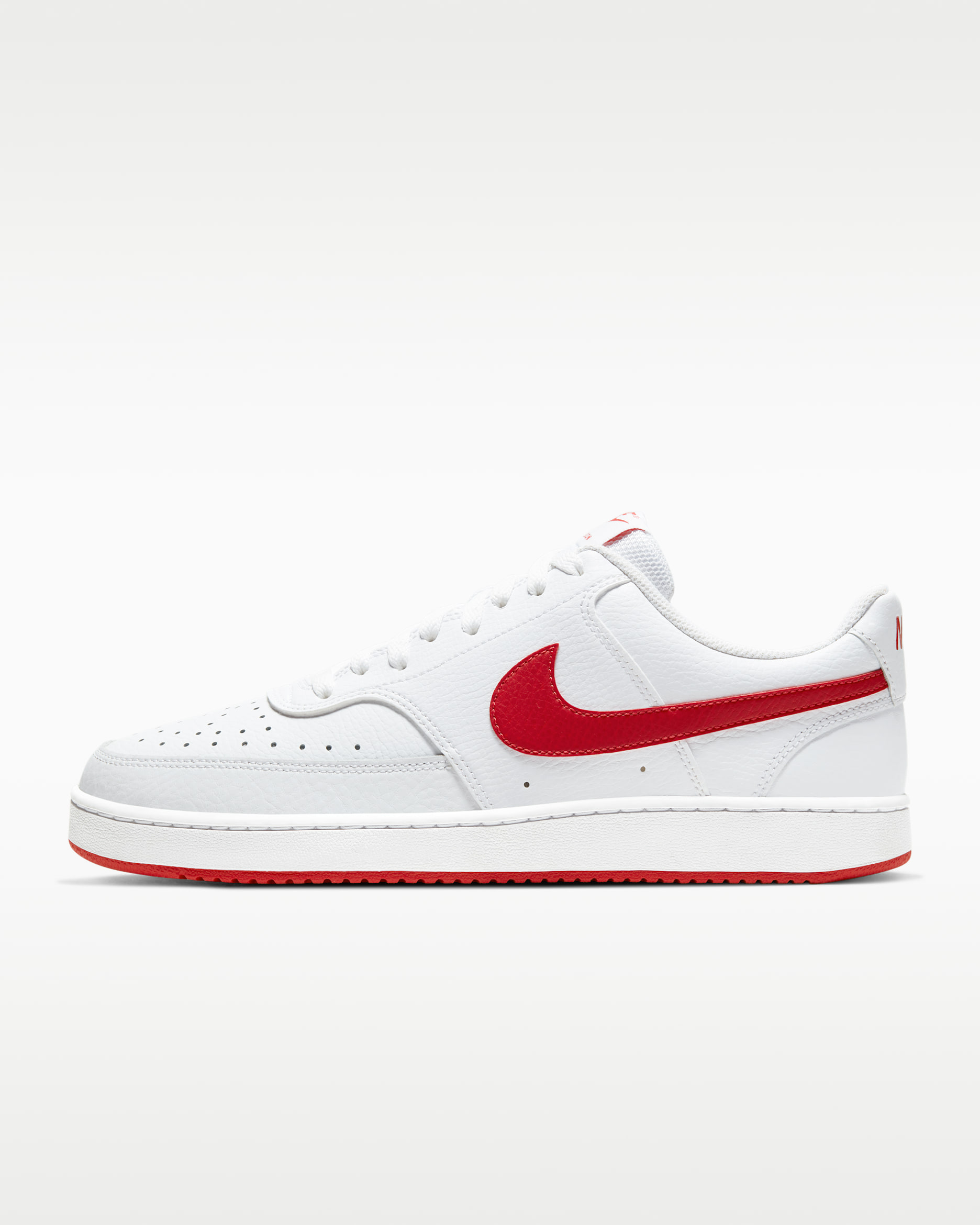 Nike Court Vision Low Shoes - White/University Red