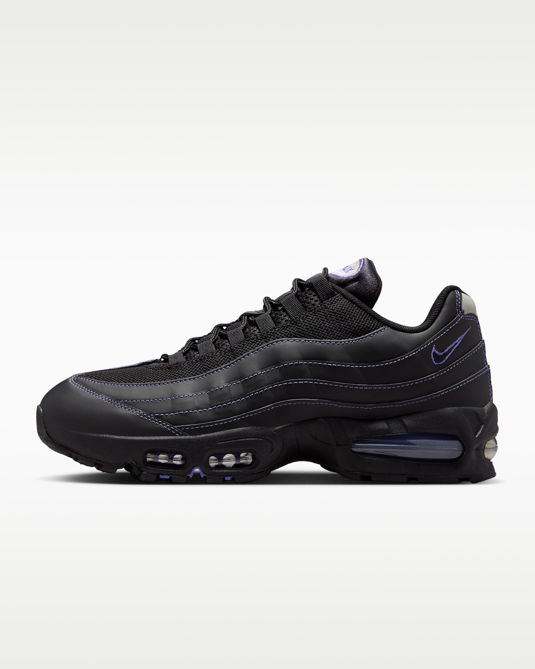 Nike Air Max 95 Big Bubble Men's Shoes - Black/Persian Violet/Wolf Grey/Black