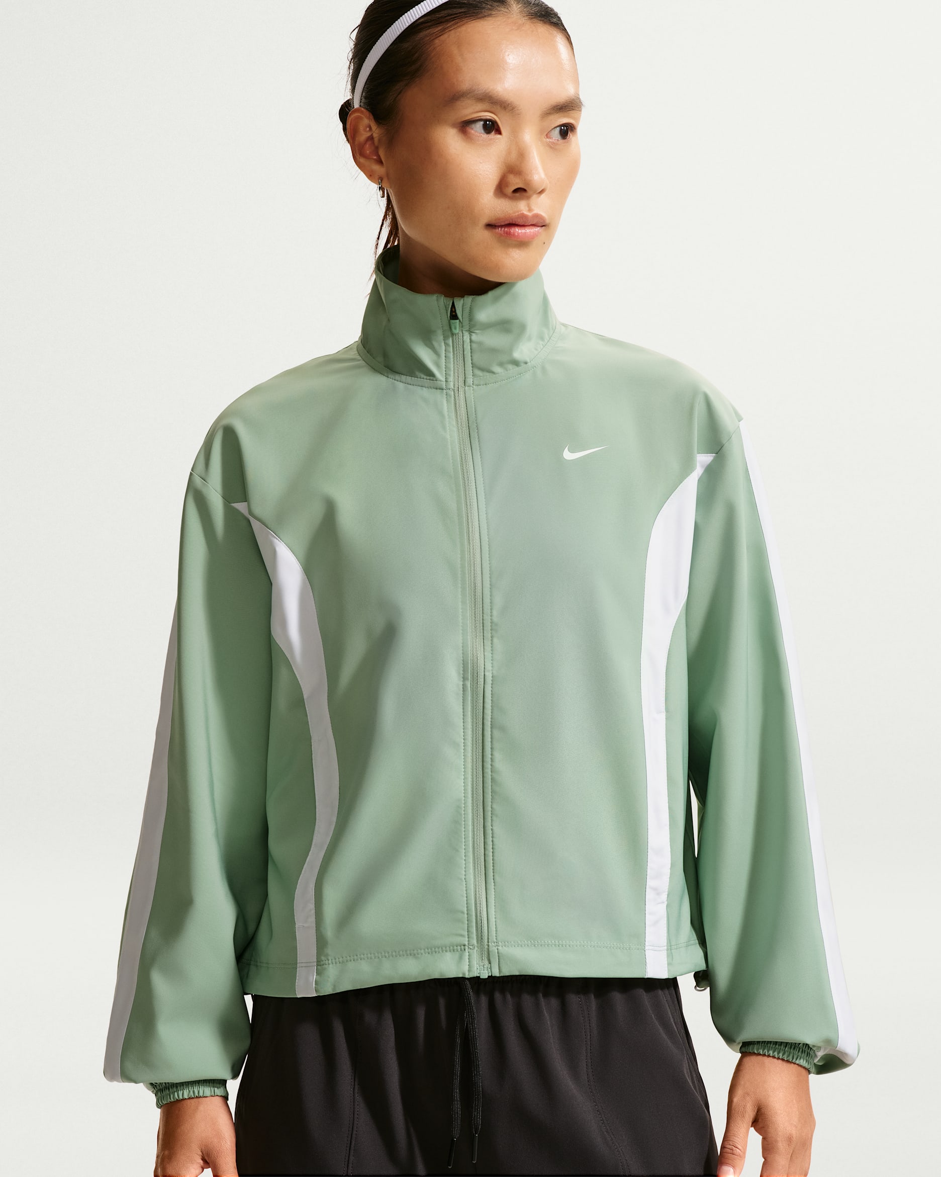 Nike One Women's Woven Jacket - Steam/White/White