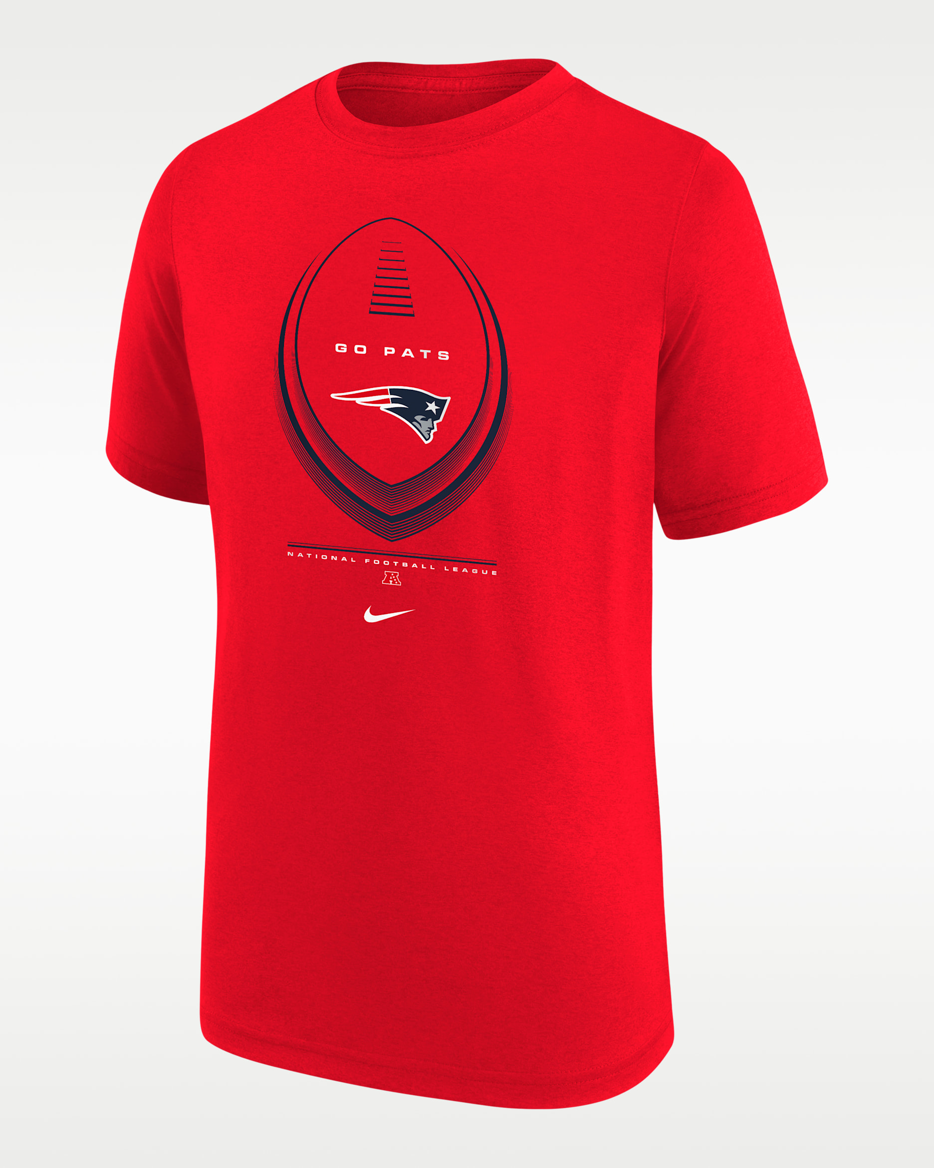 New England Patriots Icon Legend Edition Big Kids' Nike Dri-FIT NFL T-Shirt - Red