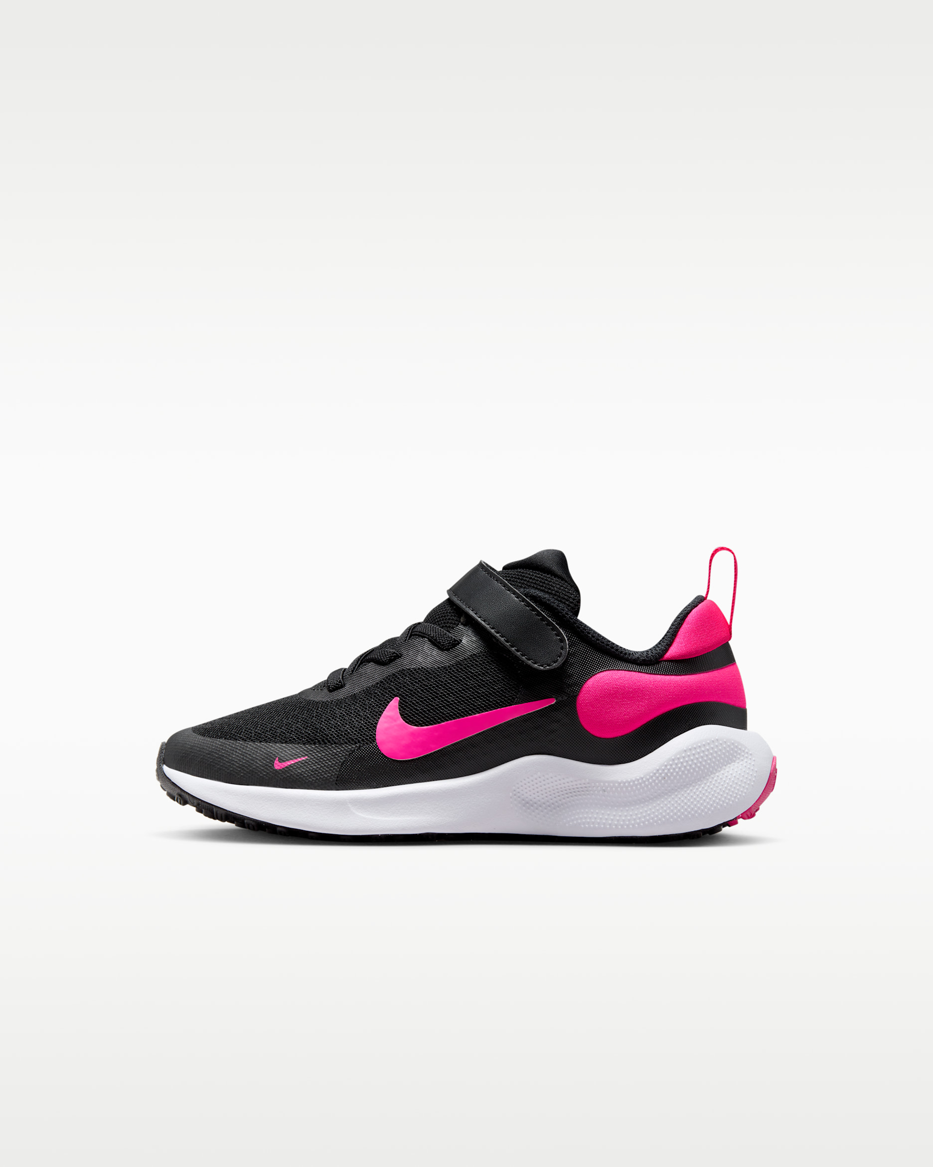 Nike Revolution 7 Little Kids' Shoes - Black/White/Hyper Pink