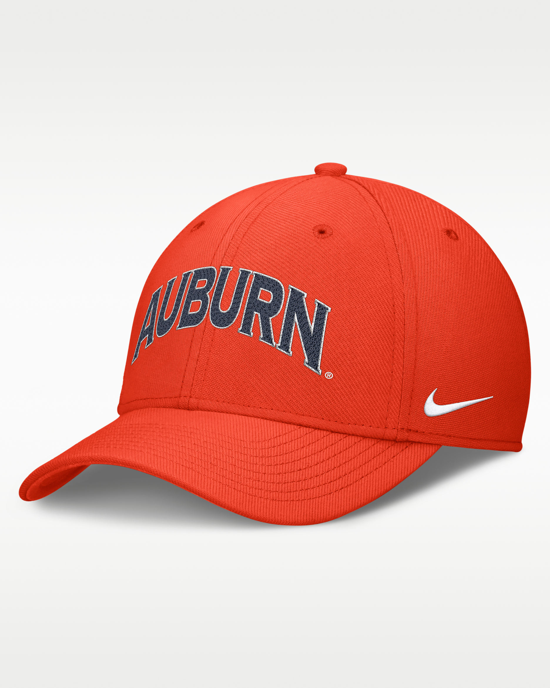 Auburn Classic Swooshflex Men's Nike Dri-FIT College Hat - Orange