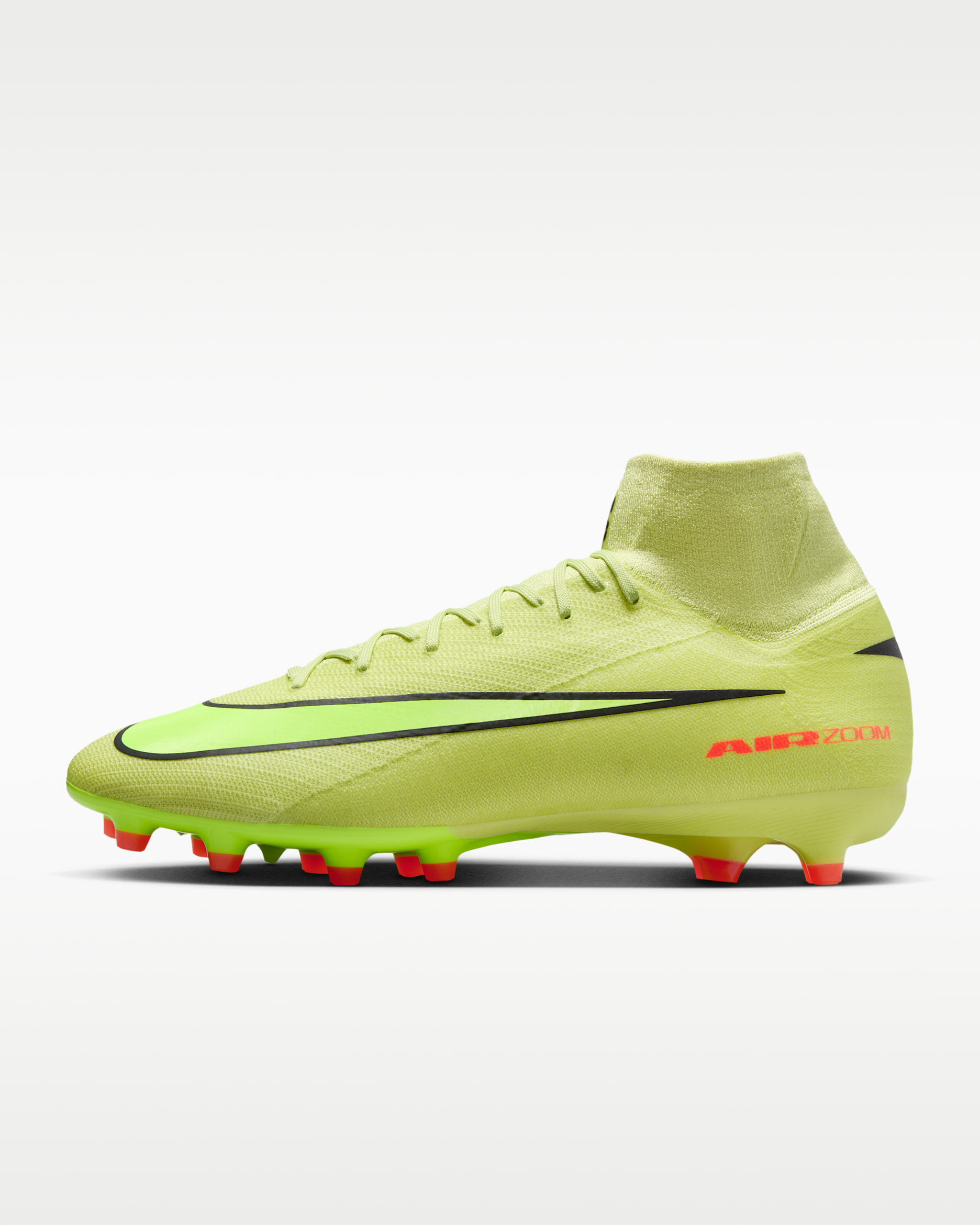 Nike Mercurial Superfly 10 Pro AG-Pro Bilekli Krampon - Limelight/Hyper Crimson/Volt