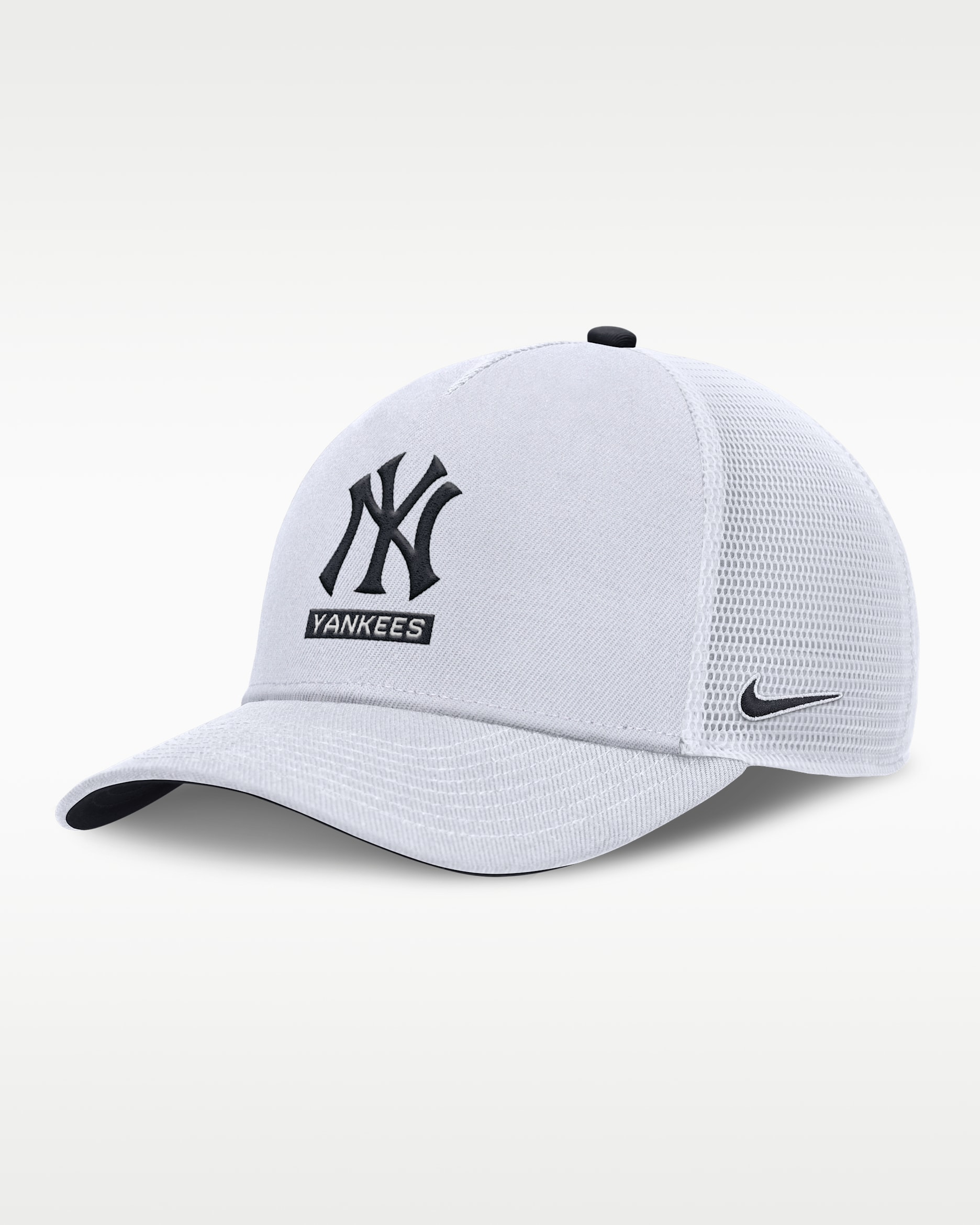 Gorra Nike de la MLB Club New York Yankees - Blanco