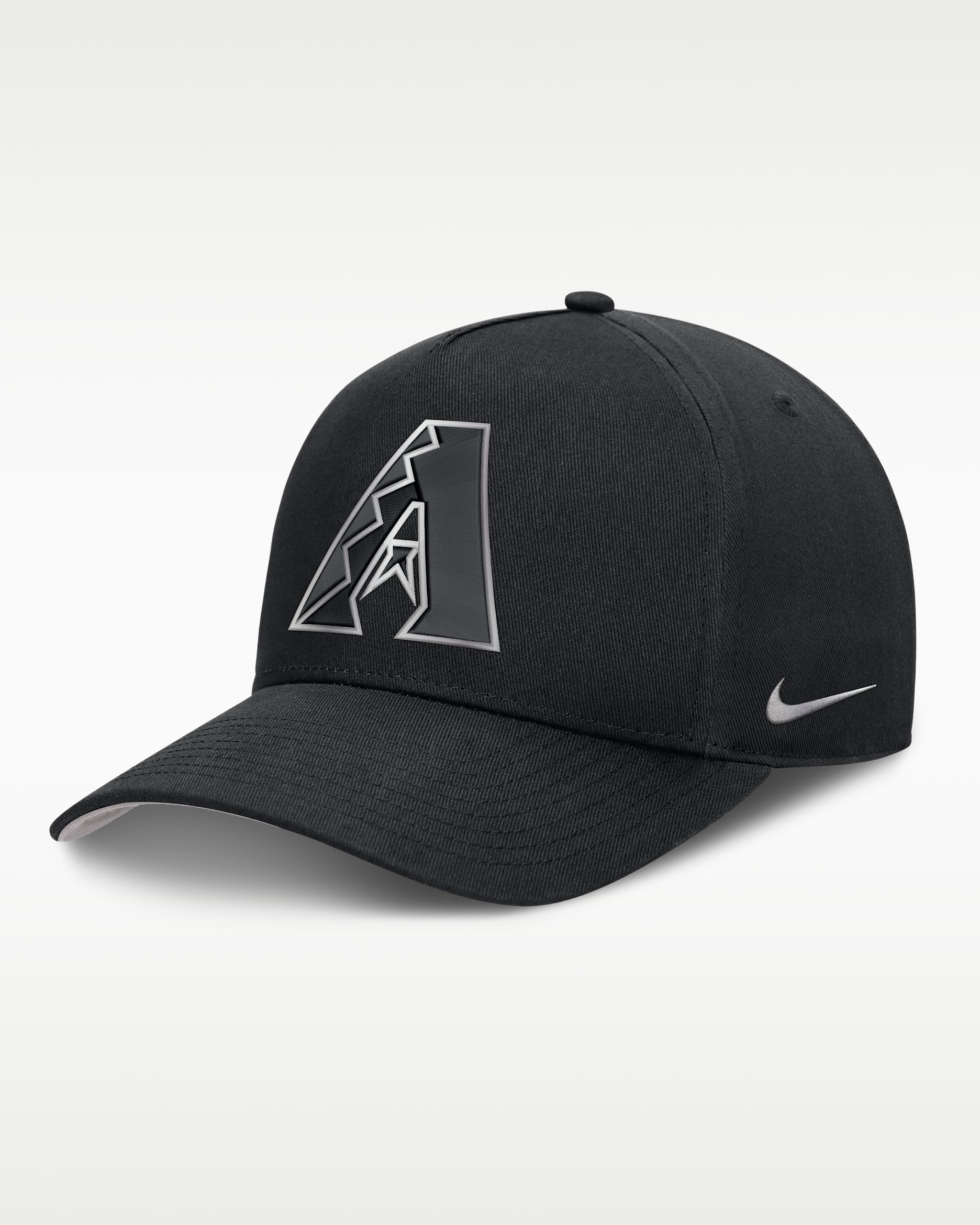 Arizona Diamondbacks Rise Men's Nike Dri-FIT MLB A-Frame Trucker Adjustable Hat - Black