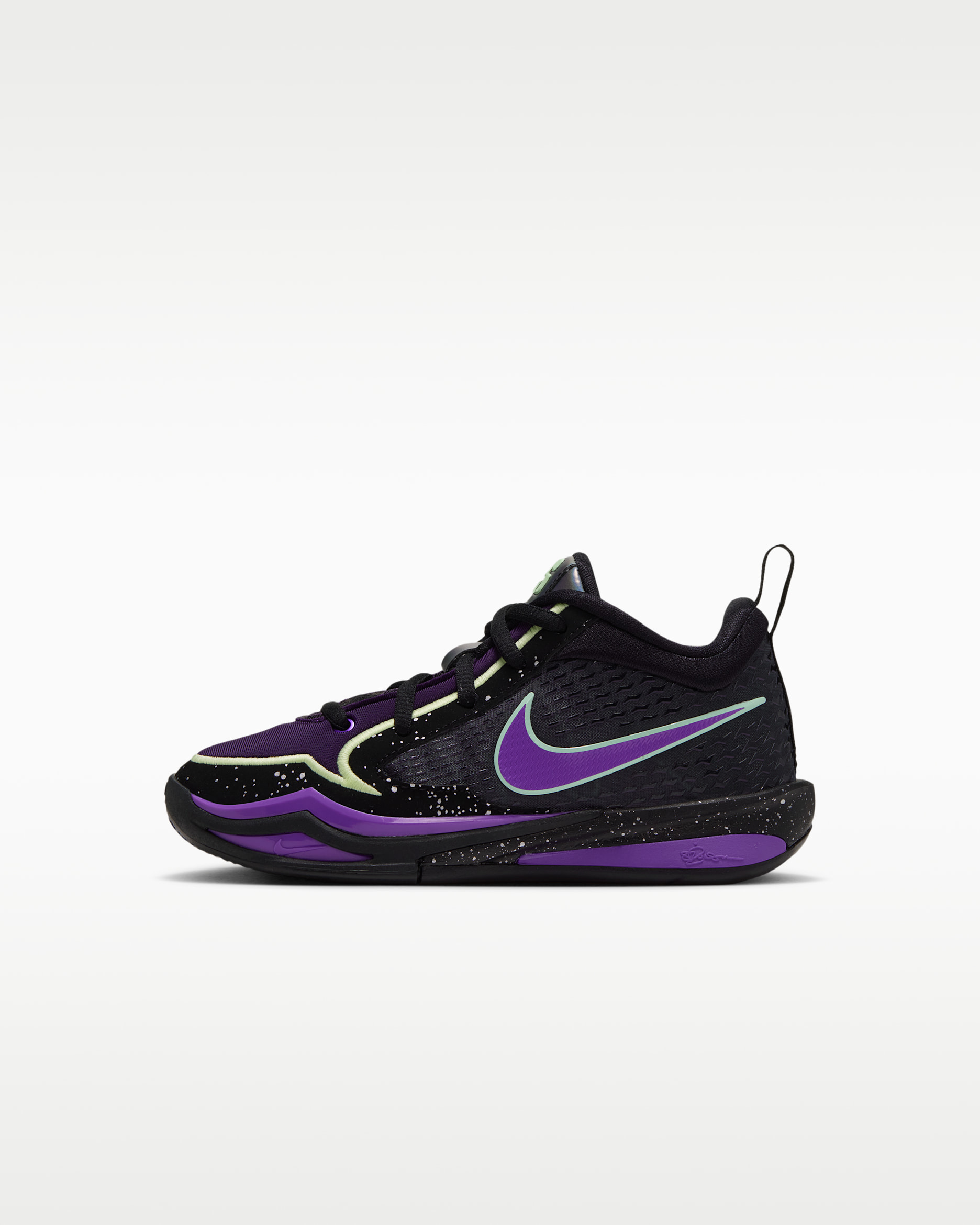 Sabrina 4 "Night Night" Little Kids' Basketball Shoes - Black/Purple Dynasty/Football Grey/Action Grape