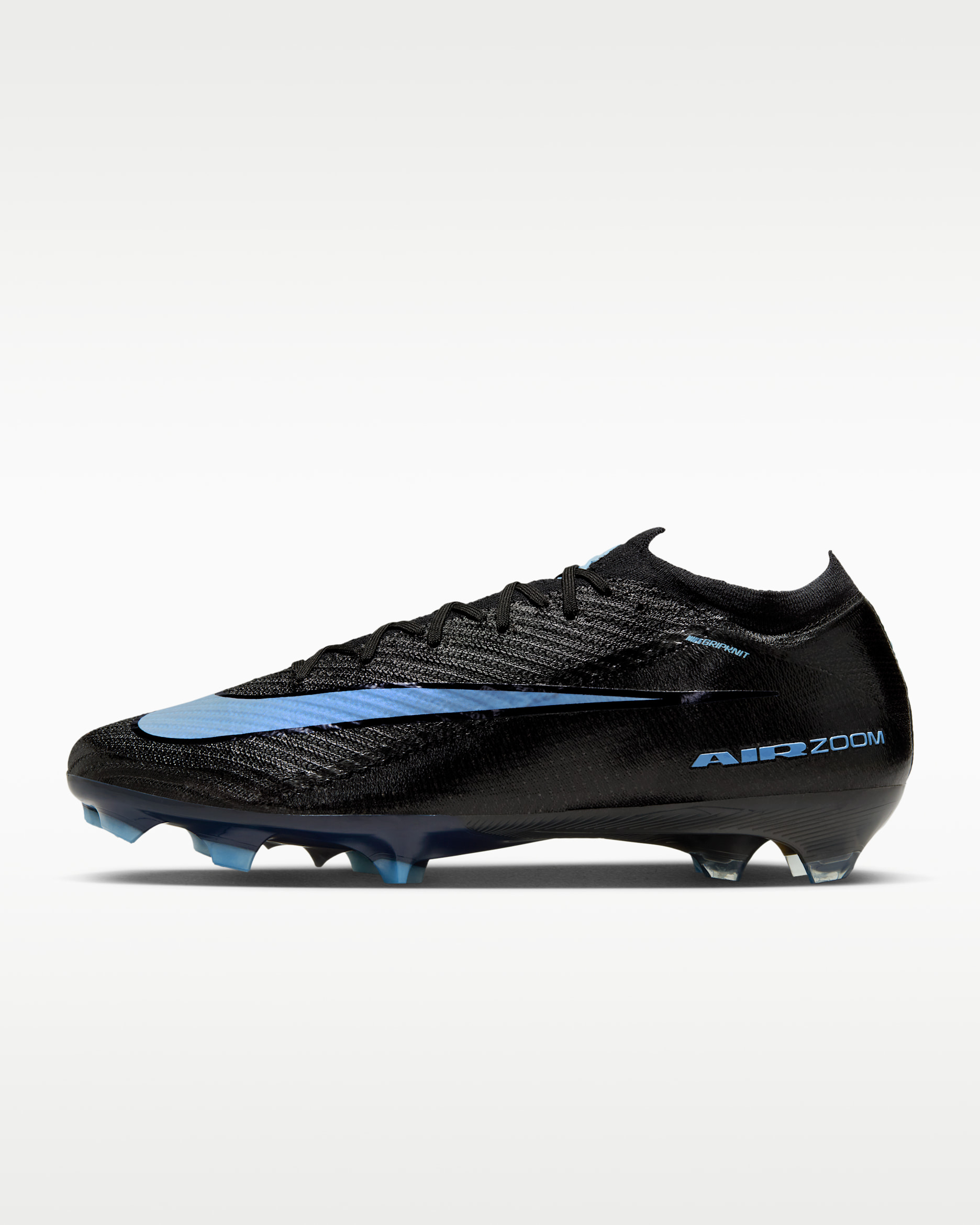 Nike Mercurial Vapor 16 Elite Firm-Ground Low-Top Soccer Cleats - Black/Ice Blue