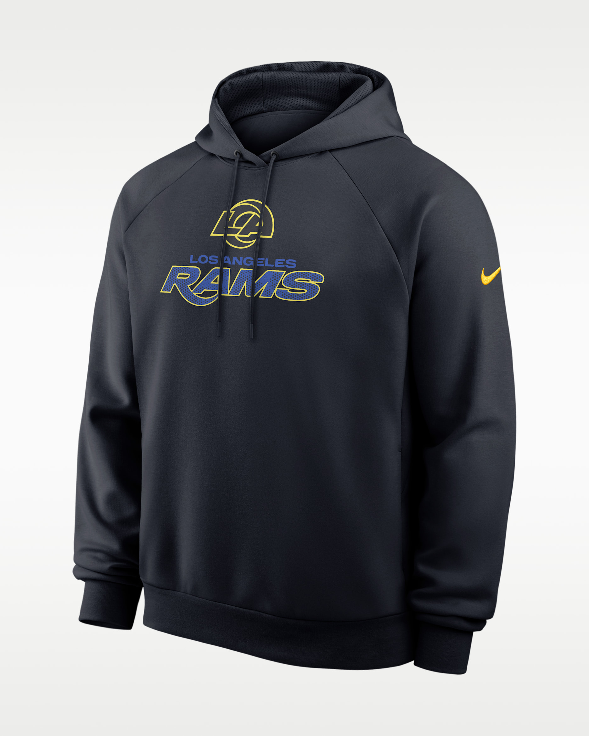 Los Angeles Rams Rivalries Collection Primary Men's Nike Dri-FIT NFL Pullover Hoodie - Navy