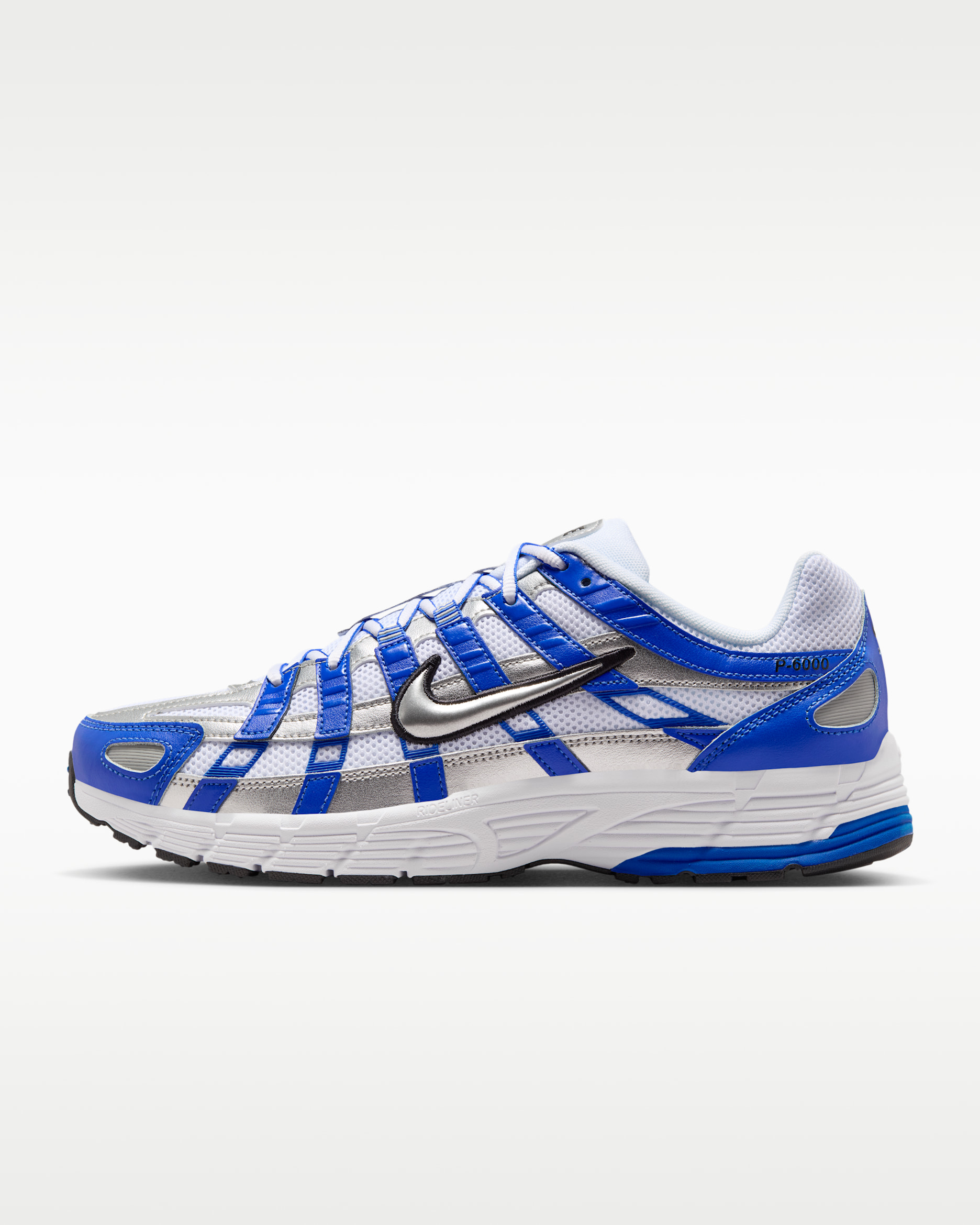 Nike P-6000 Shoes - Racer Blue/Metallic Silver/White/Metallic Silver