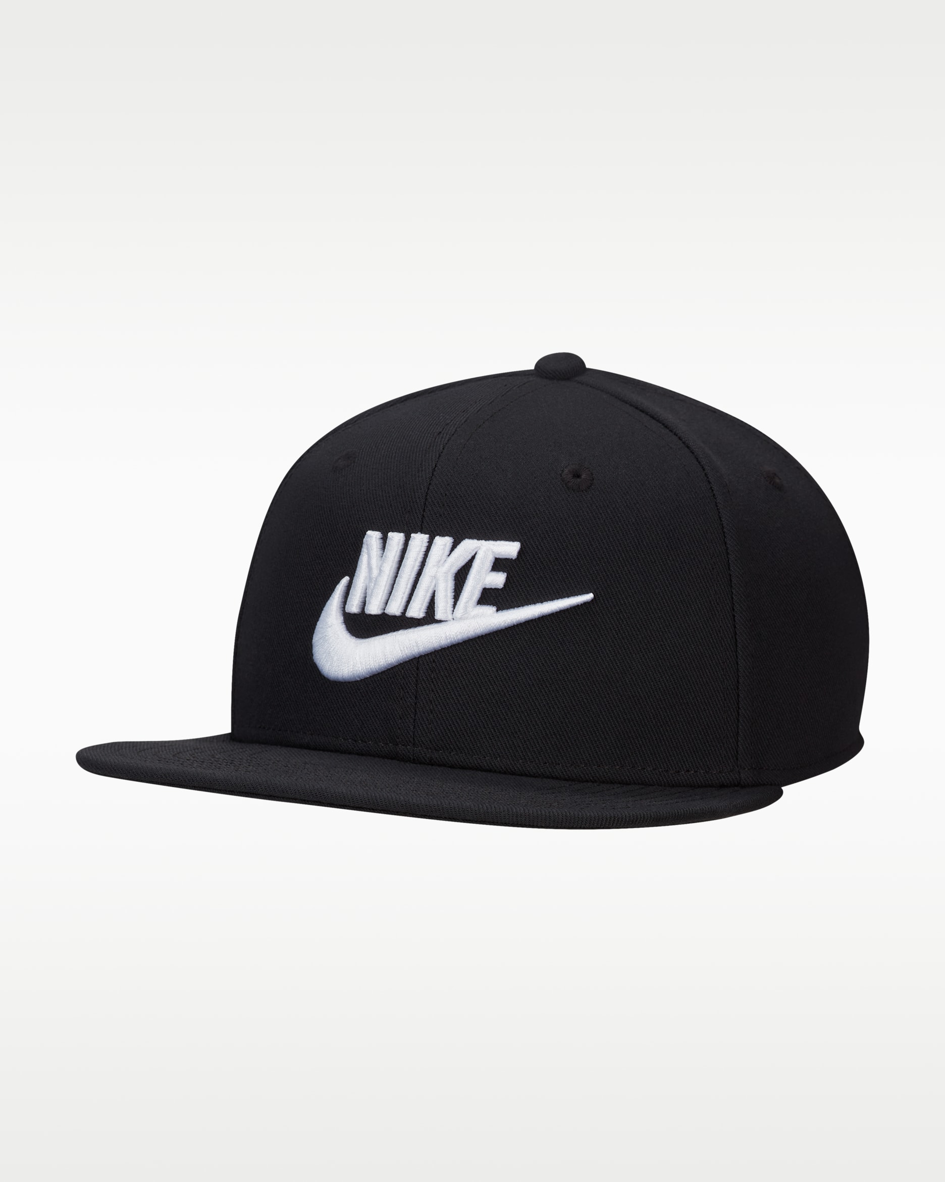 Nike Dri-FIT Pro Structured Futura Cap - Black/Black/Black/White
