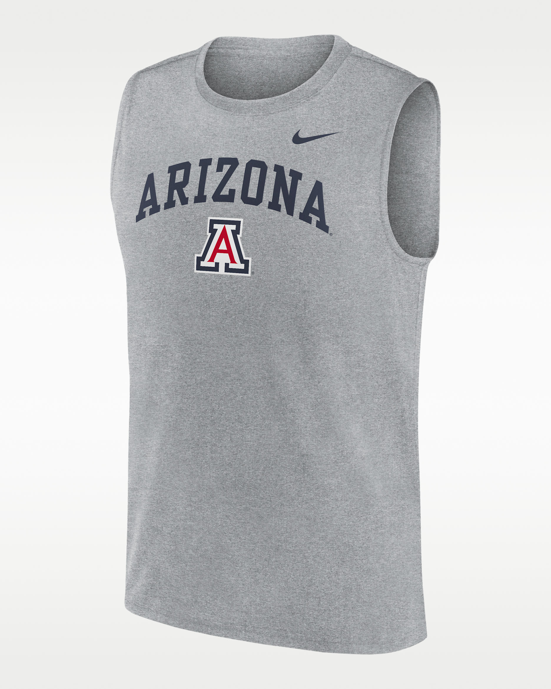 Auburn Primetime Arch Legend Men's Nike Dri-FIT College Muscle Tank Top - Grey