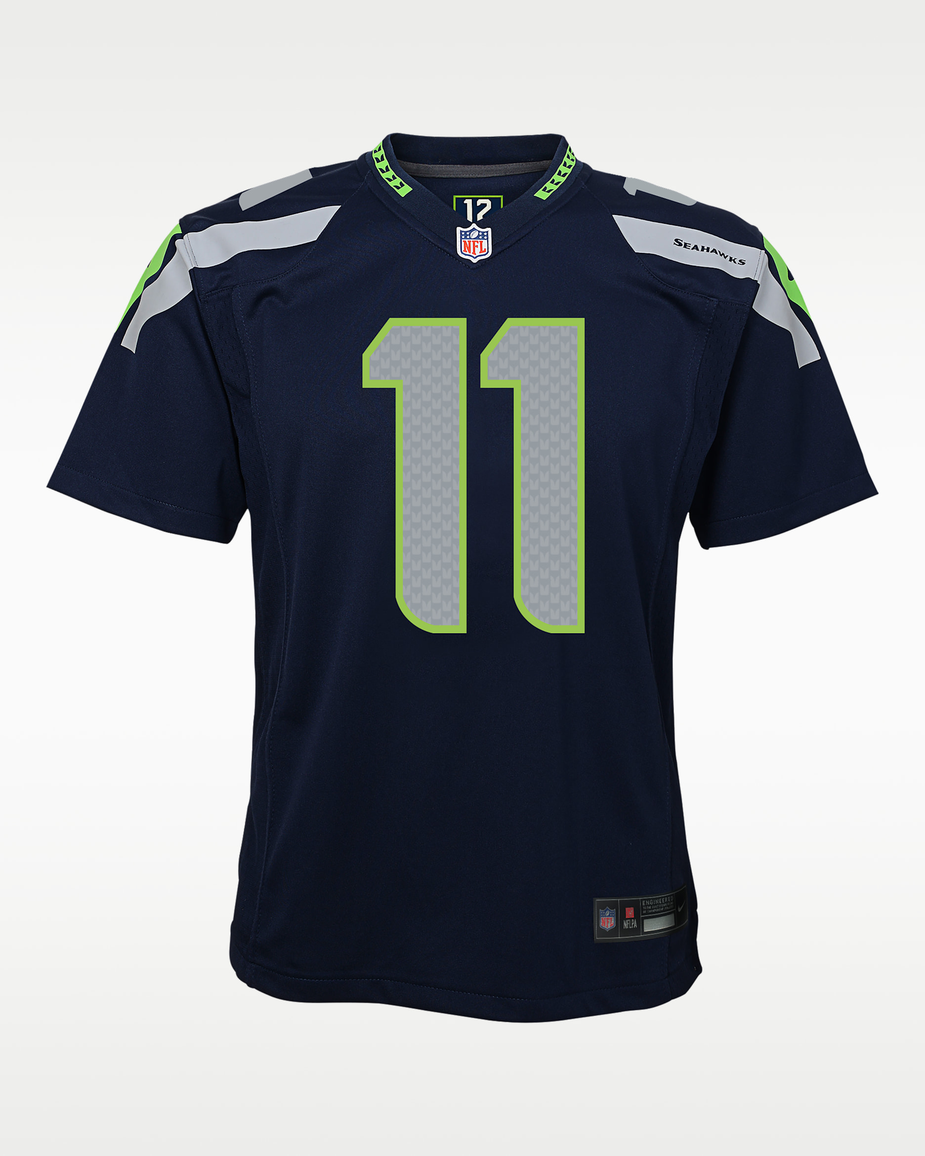 Jersey Nike de la NFL Game para niños talla grande Jaxon Smith-Njigba Seattle Seahawks - Azul marino