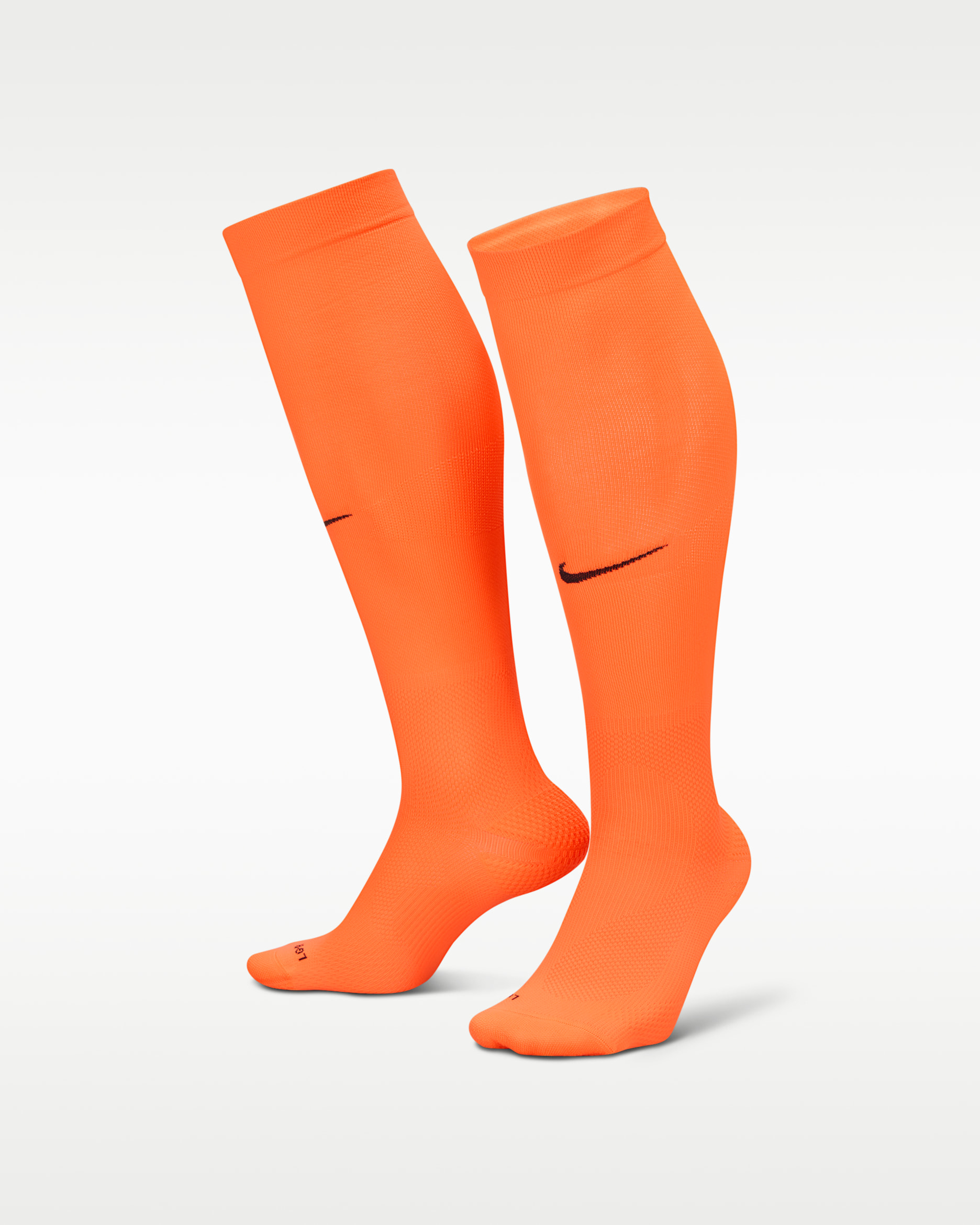 Knælange Holland VaporFast Away Nike Dri-FIT ADV-fodboldstrømper - Hyper Crimson/sort