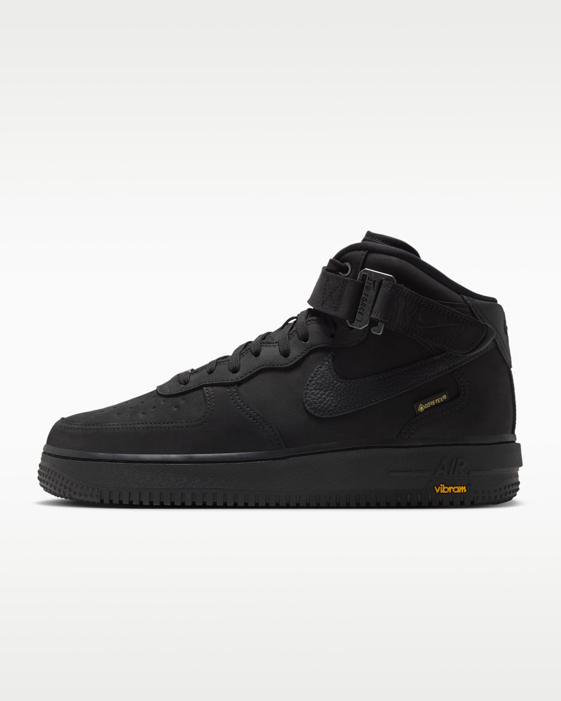 Nike Air Force 1 Mid '07 GORE-TEX Vibram® Men's Shoes - Black/Smoke Grey/Black
