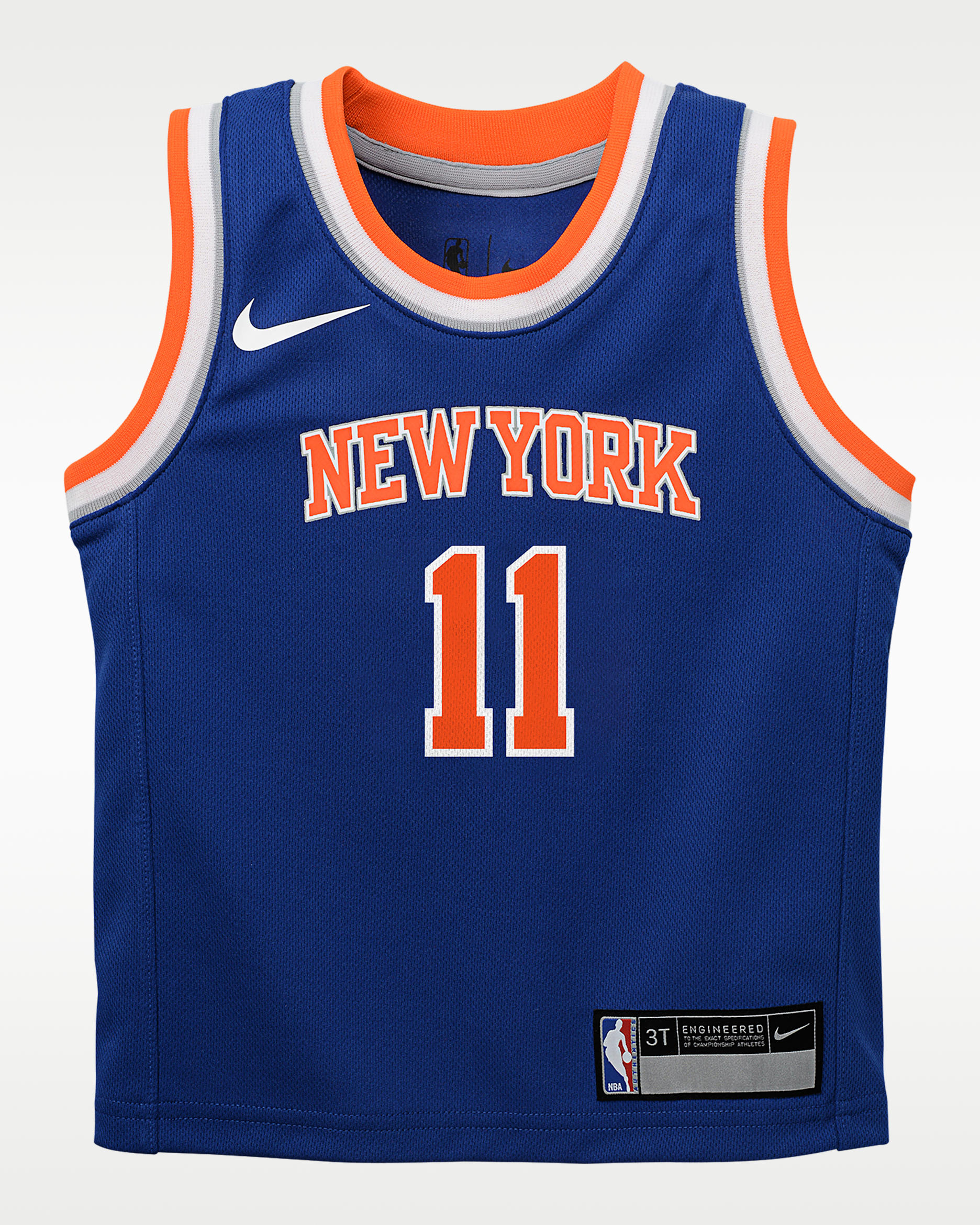 Jersey Nike de la NBA Replica para bebé Jalen Brunson New York Knicks Icon Edition - Azul enérgico