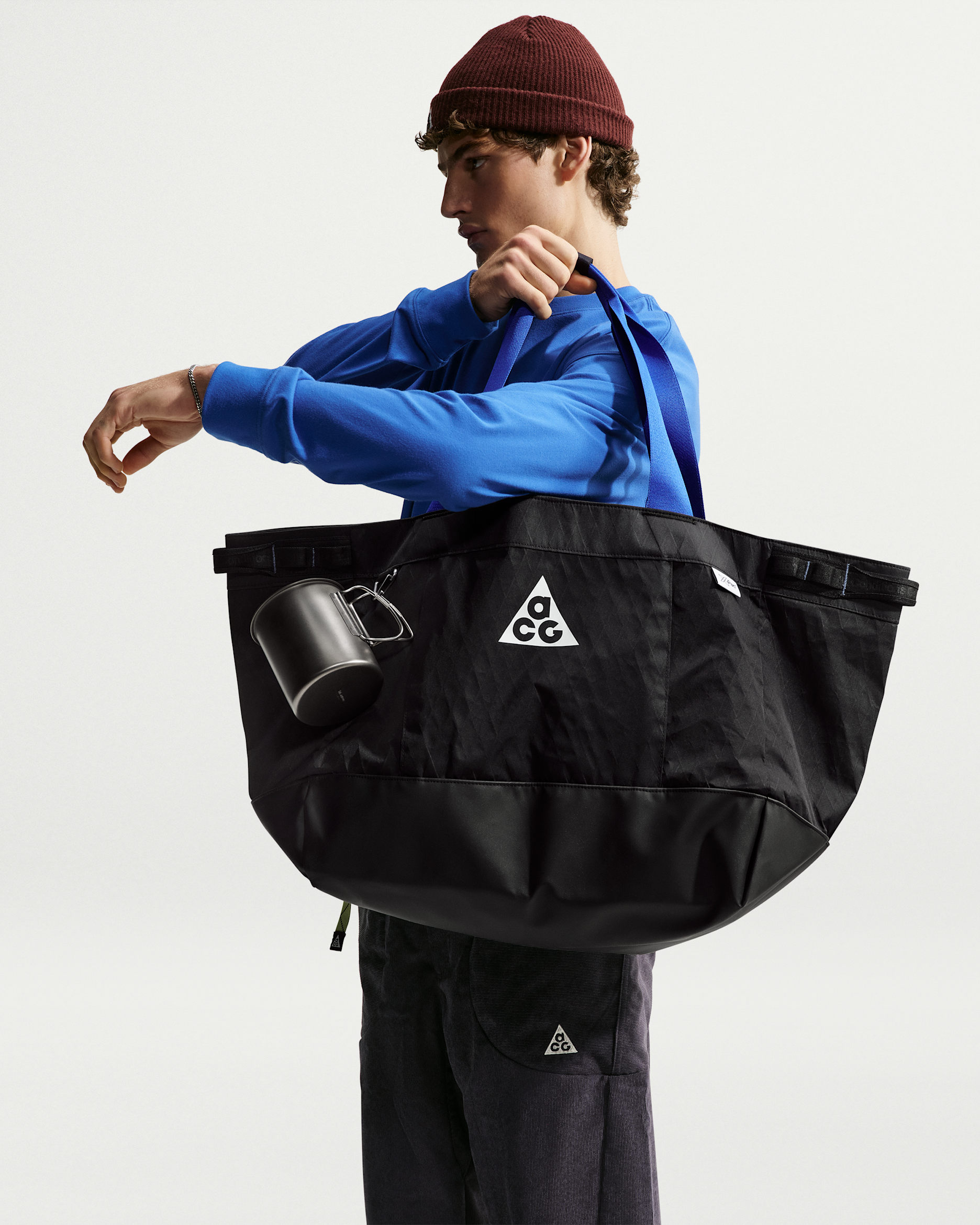ACG Gear Tote Bag (Large, 55L) - Black/Anthracite/Summit White