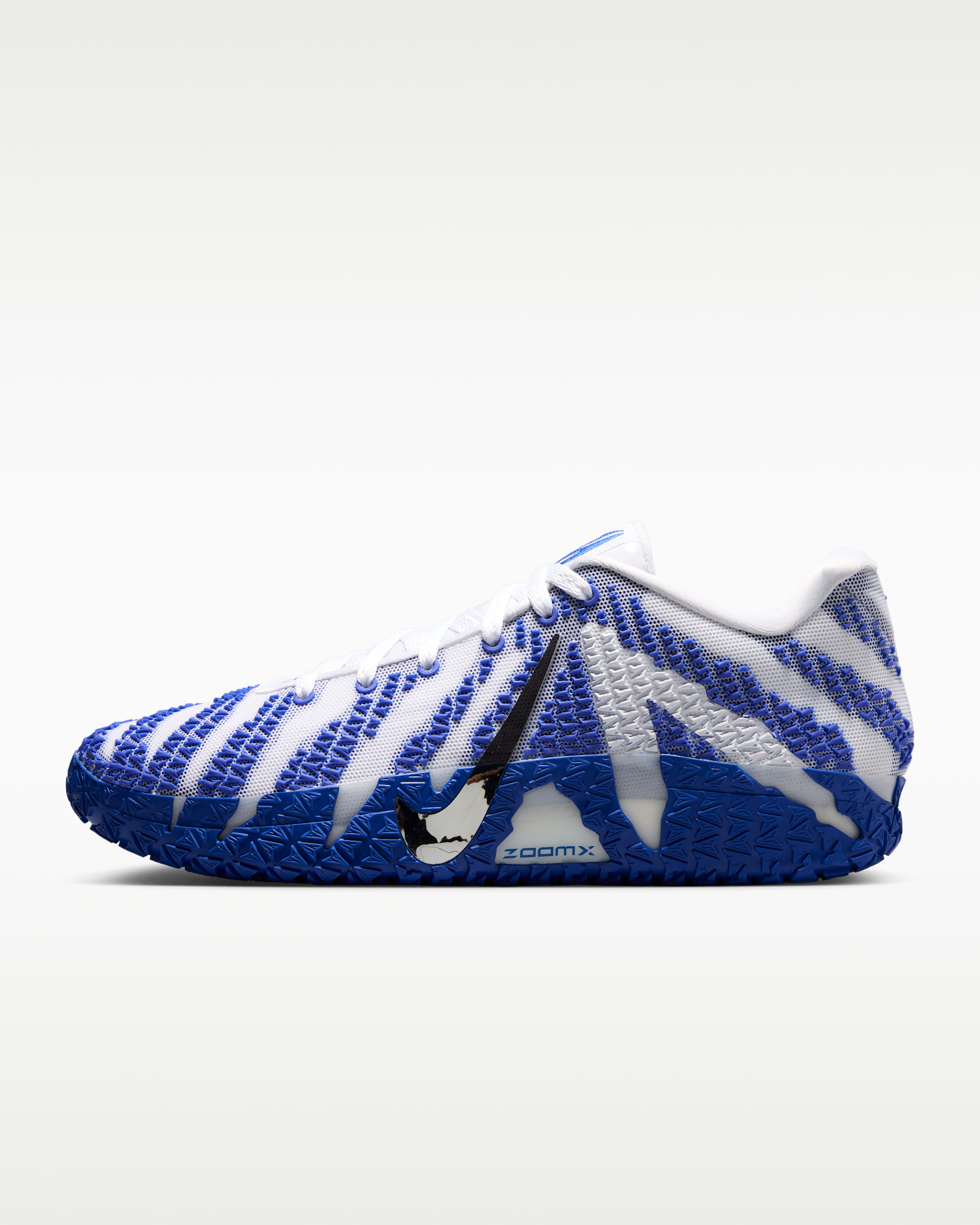 Ja 3 Basketball Shoes - White/Game Royal/Metallic Silver