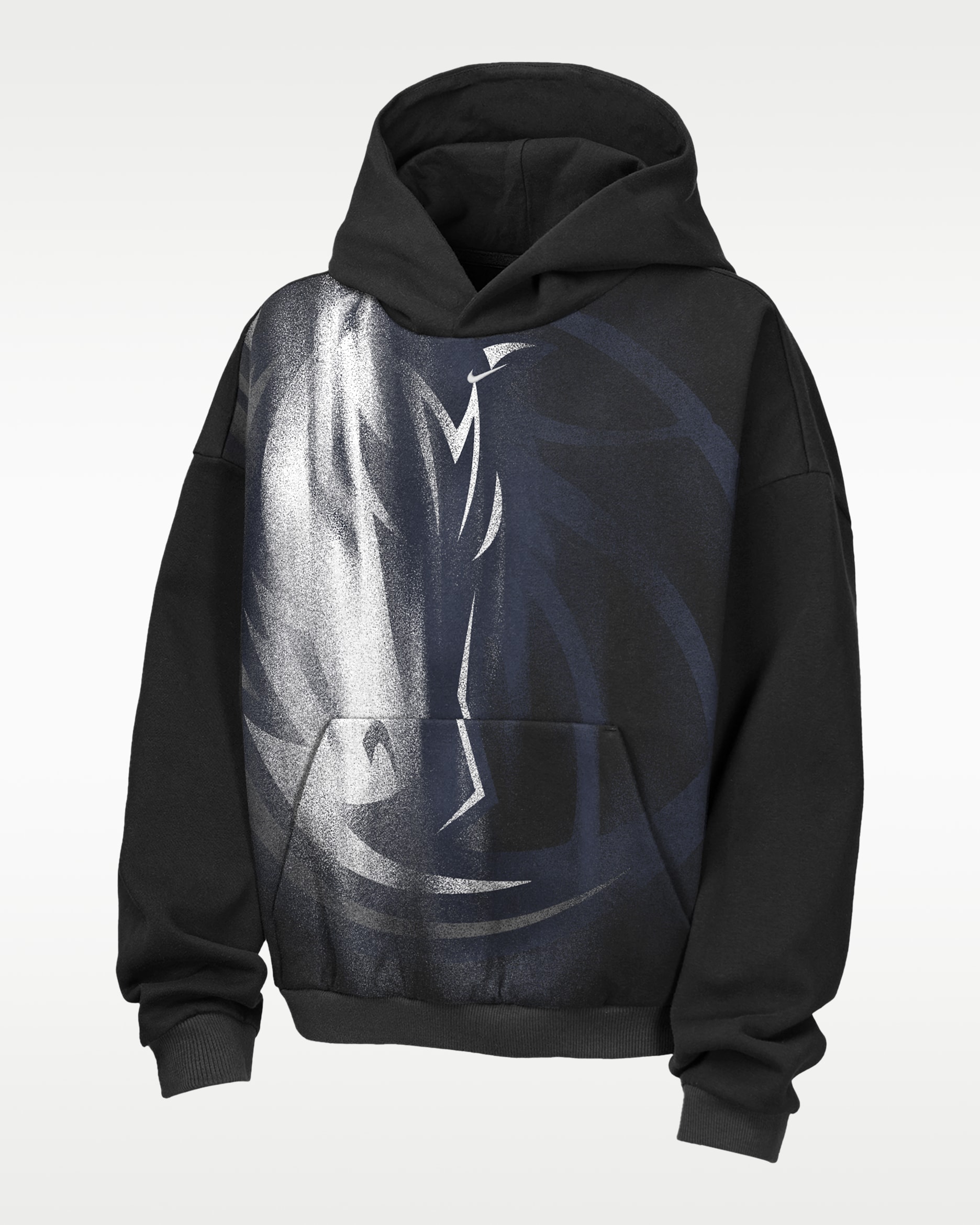 Dallas Mavericks Big Kids' Nike Basketball Hoodie - Black