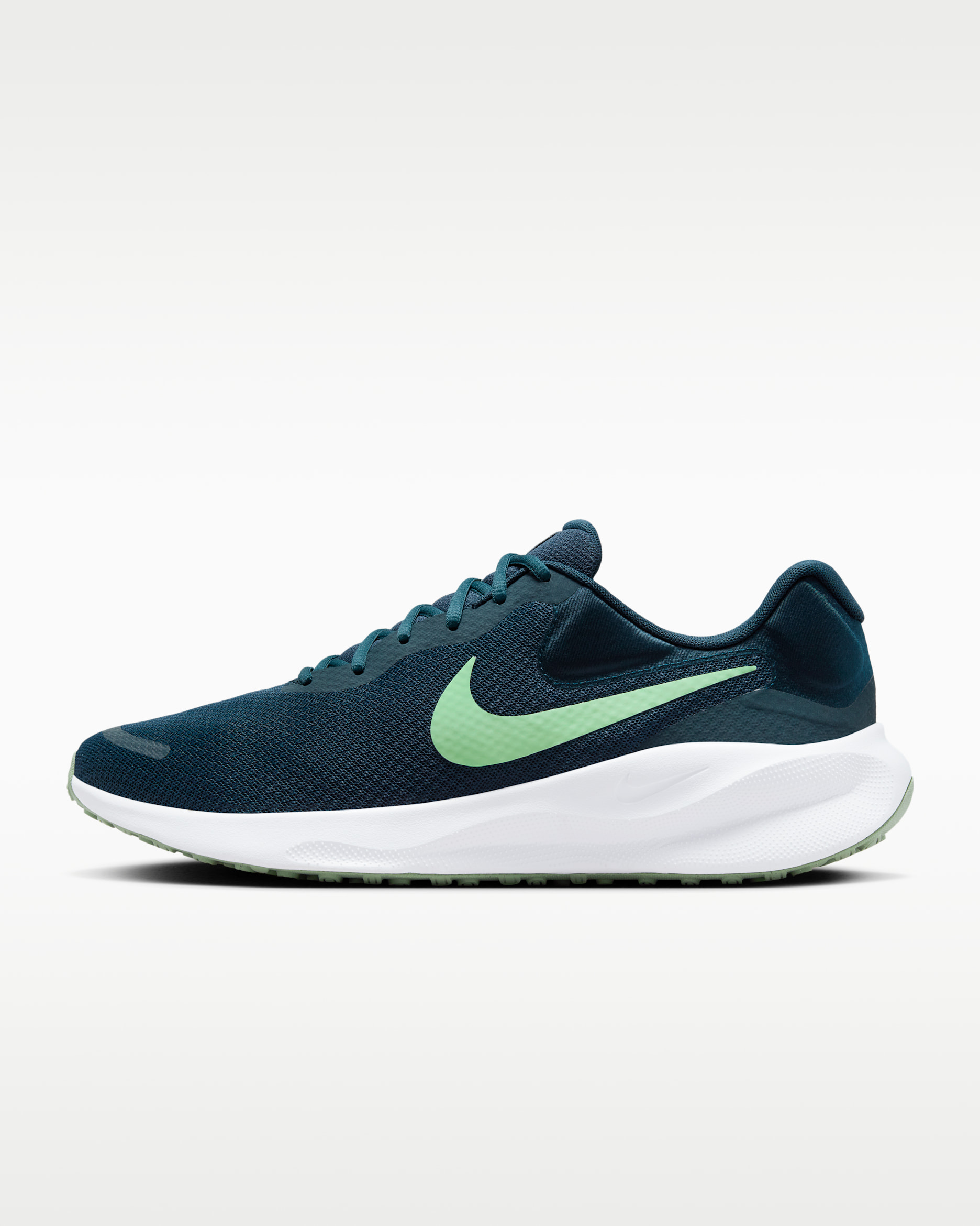 Nike Revolution 7 男款路跑鞋 - Armory Navy/Photon Dust/Jade Horizon/Vapor Green