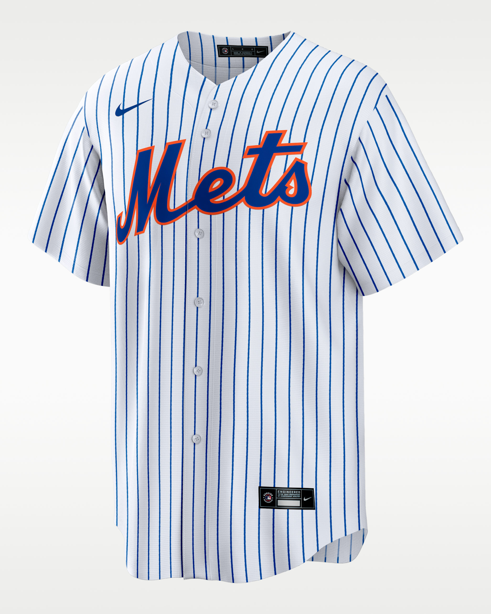 Jersey Nike de la MLB Replica para hombre Francisco Alvarez New York Mets - Blanco