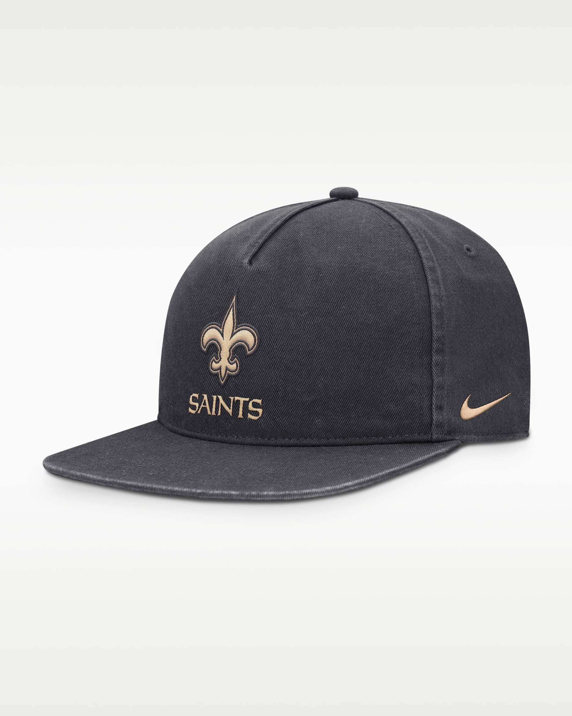 Gorra ajustable Nike de la NFL para hombre New Orleans Saints Pro - Antracita