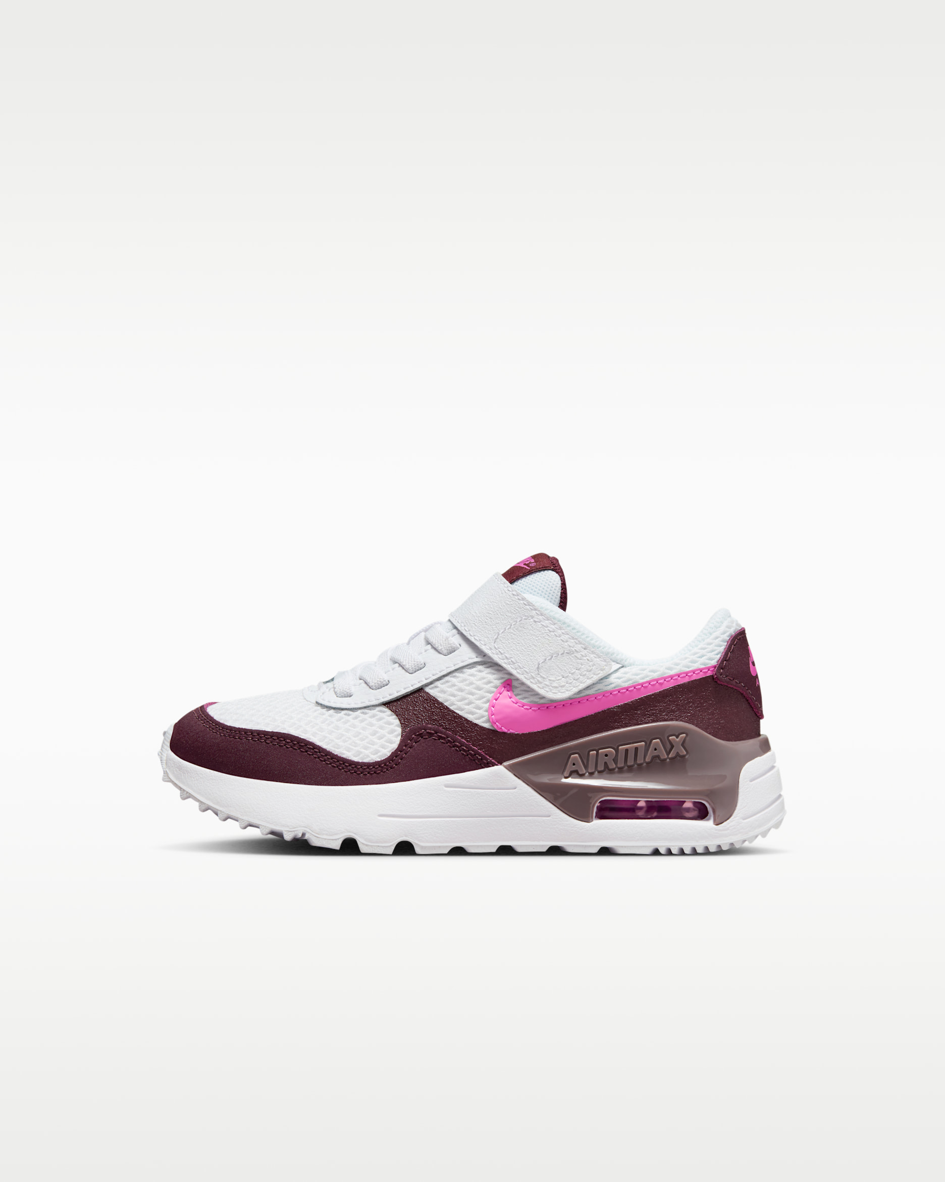Chaussure Nike Air Max SYSTM pour Jeune Enfant - Blanc/Burgundy Crush/Violet Ore/Playful Pink