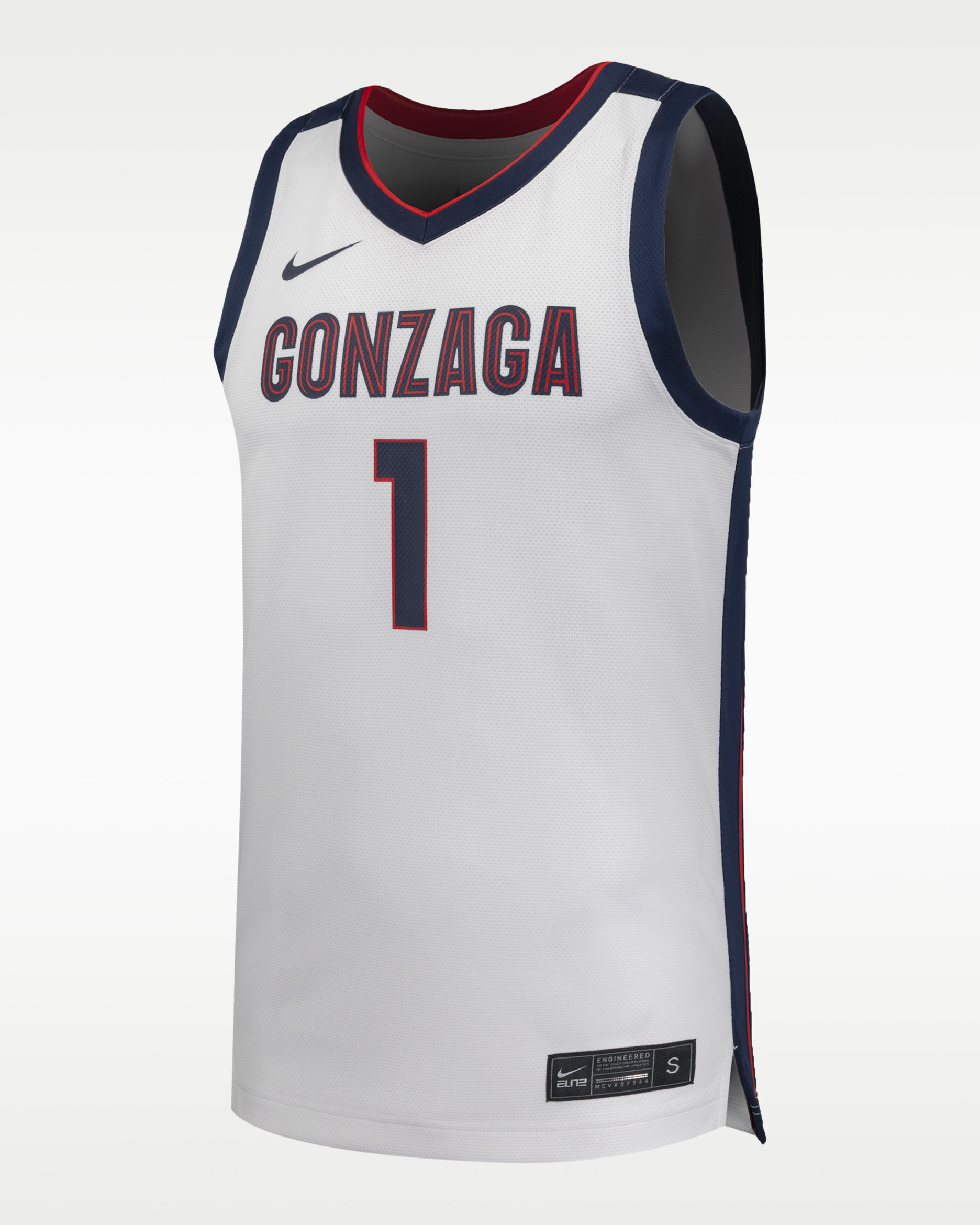 Gonzaga Men's Basketball Nike College Replica Jersey - White
