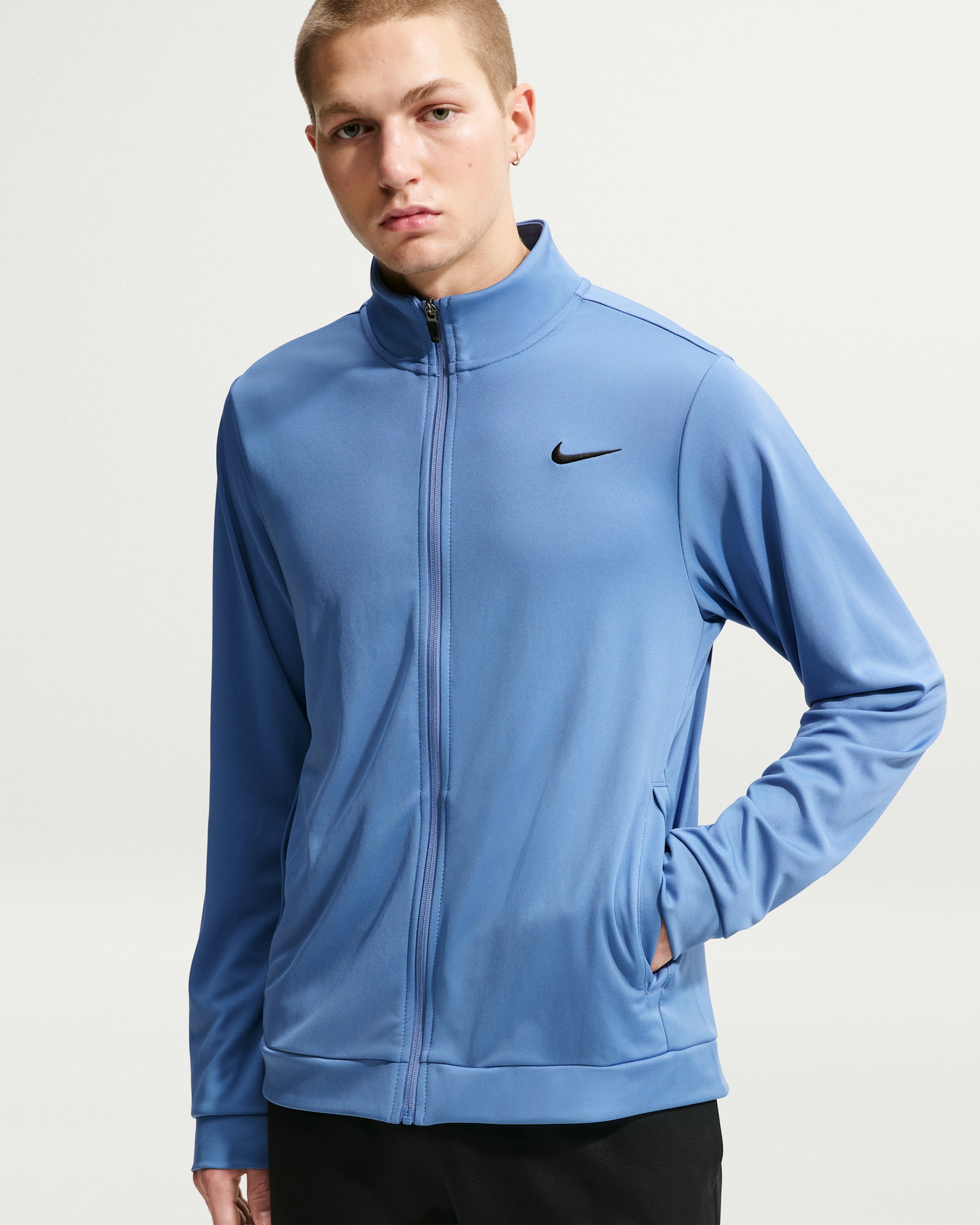 Nike Flex Men's Dri-FIT Training Jacket - Indigo Storm/Black